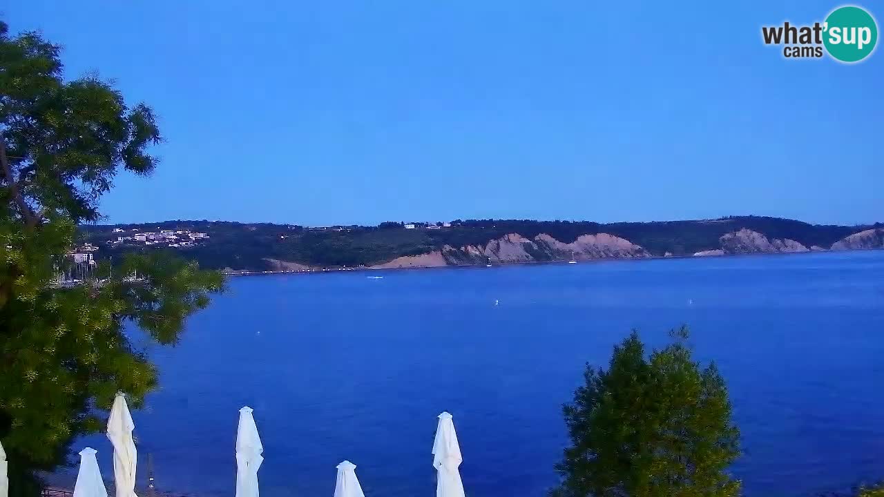 Izola – vue depuis le restaurant “Svetilnik”
