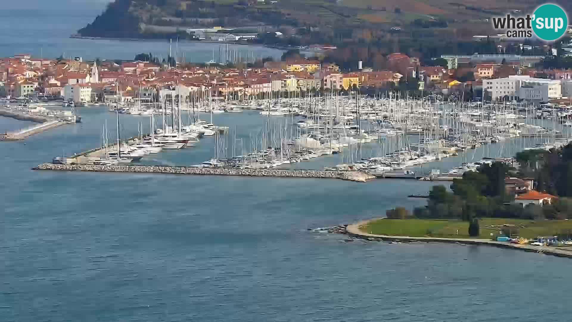 Izola webcam – Herrliche Aussicht von Belvedere Hotels