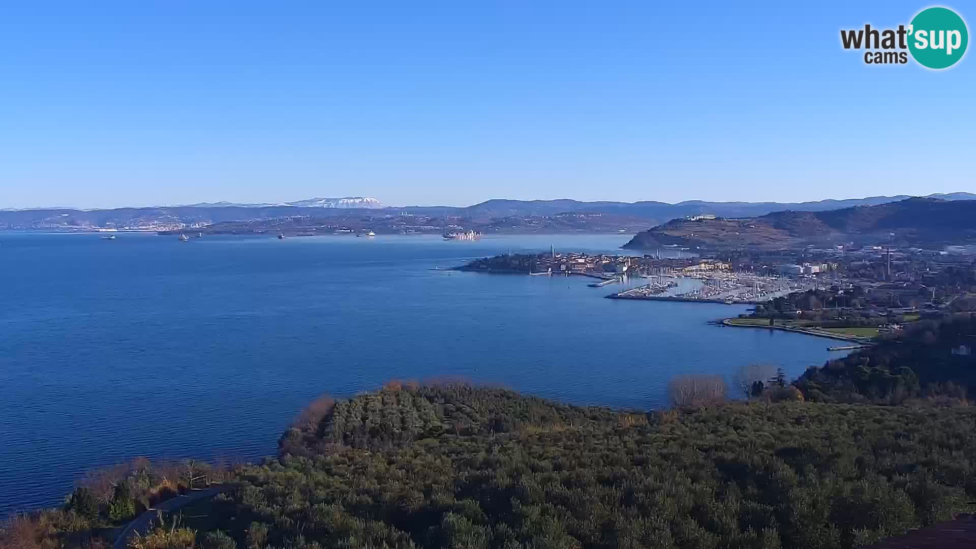 Izola webcam – Herrliche Aussicht von Belvedere Hotels