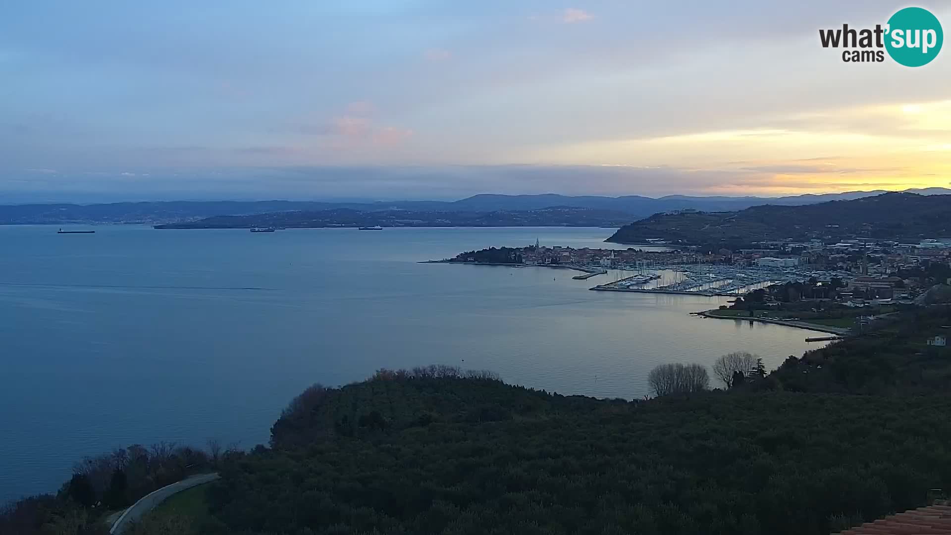 Izola webcam – Herrliche Aussicht von Belvedere Hotels