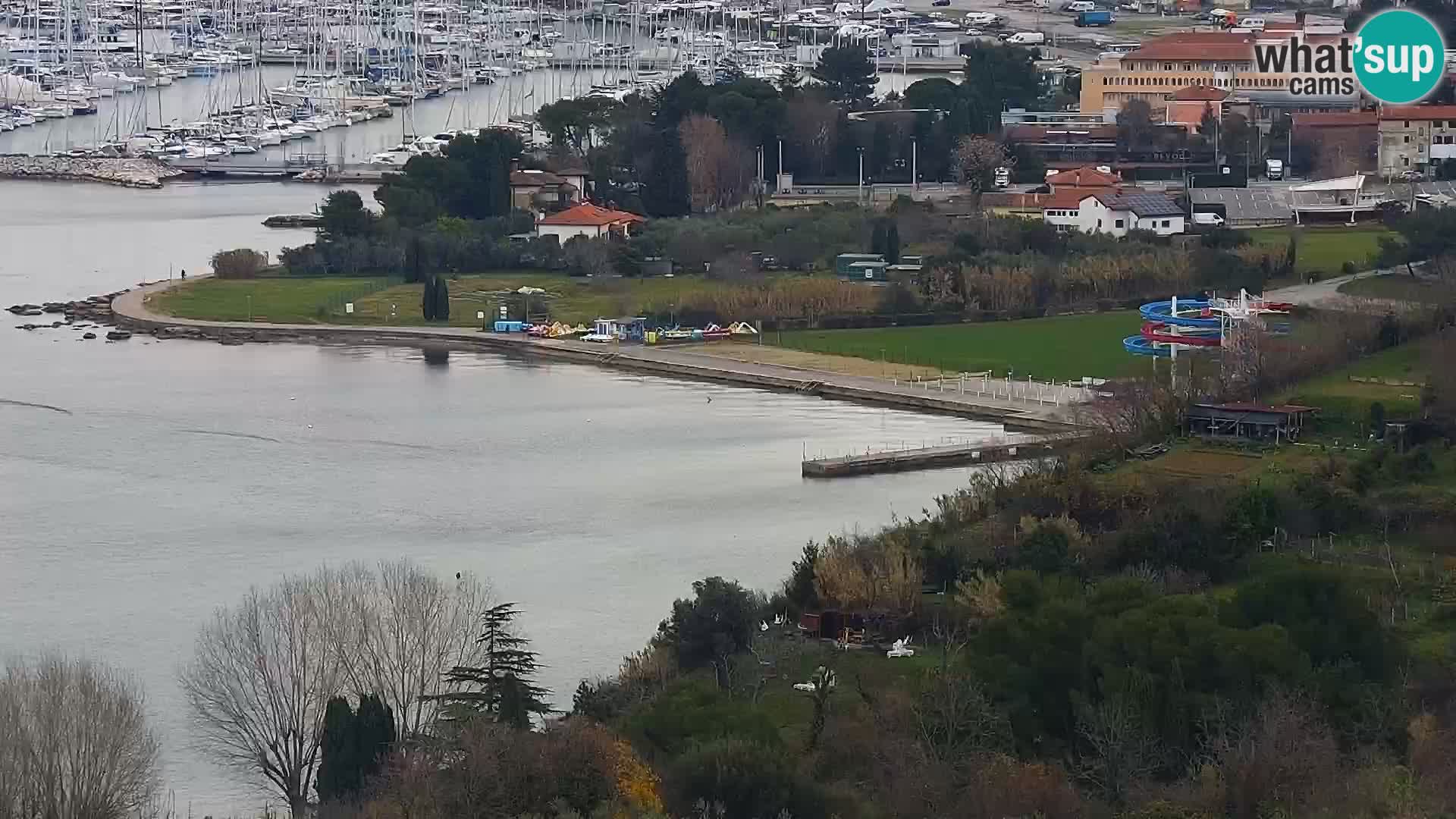 Izola webcam – Herrliche Aussicht von Belvedere Hotels