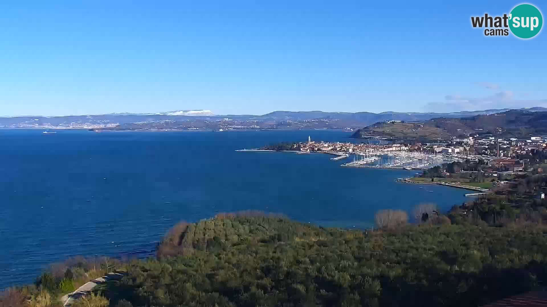 Web Kamera Izola – plaža San Simon