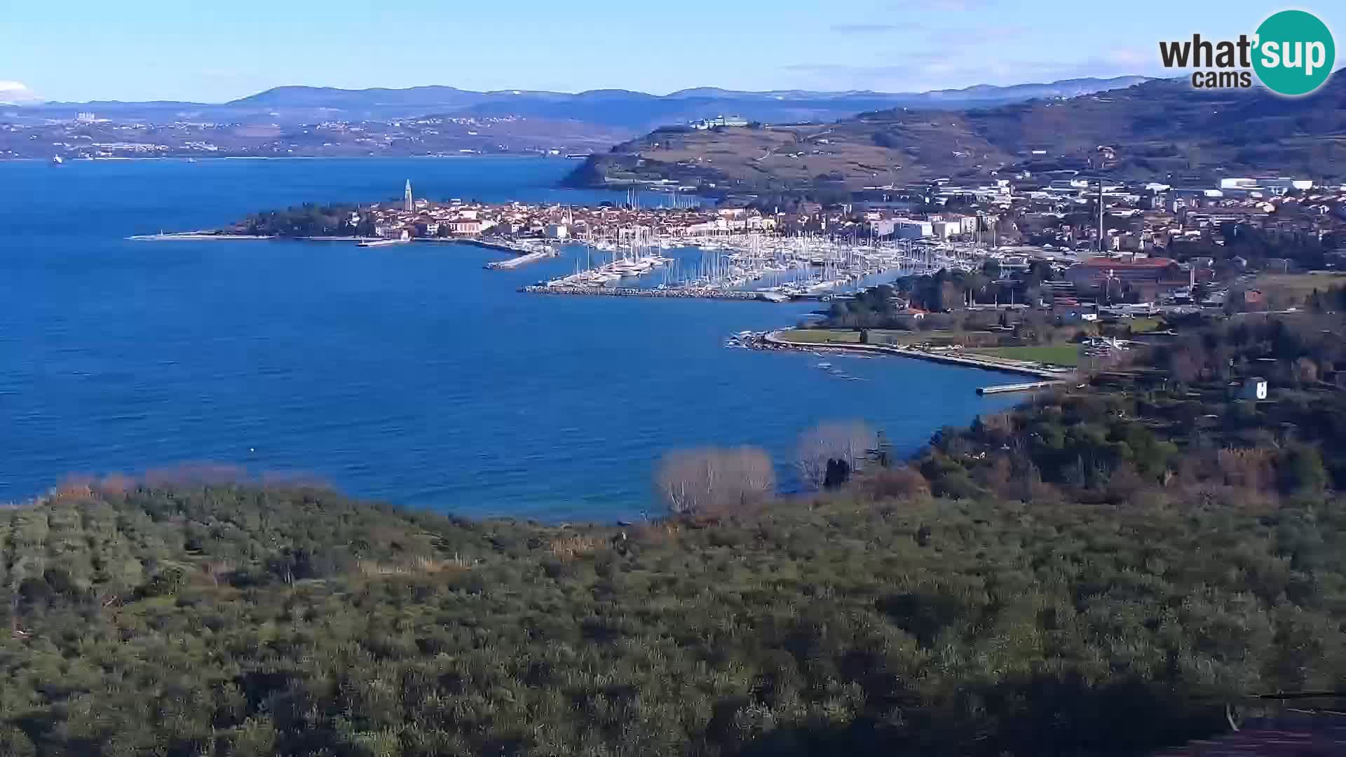 Izola webcam – Herrliche Aussicht von Belvedere Hotels