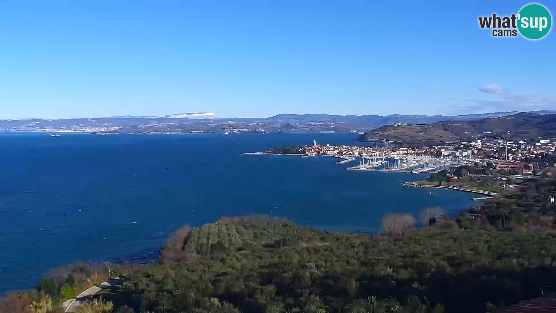 Izola webcam – Herrliche Aussicht von Belvedere Hotels