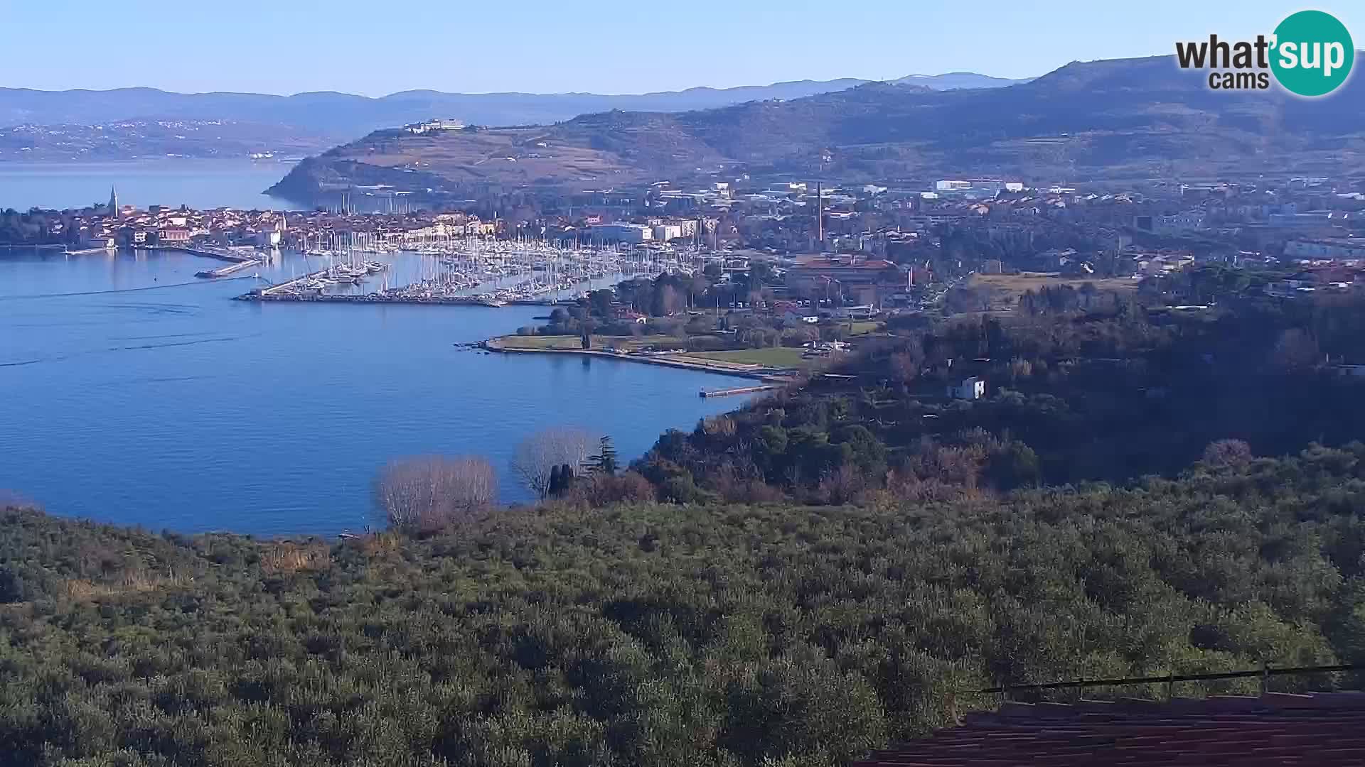 Izola webcam – Herrliche Aussicht von Belvedere Hotels