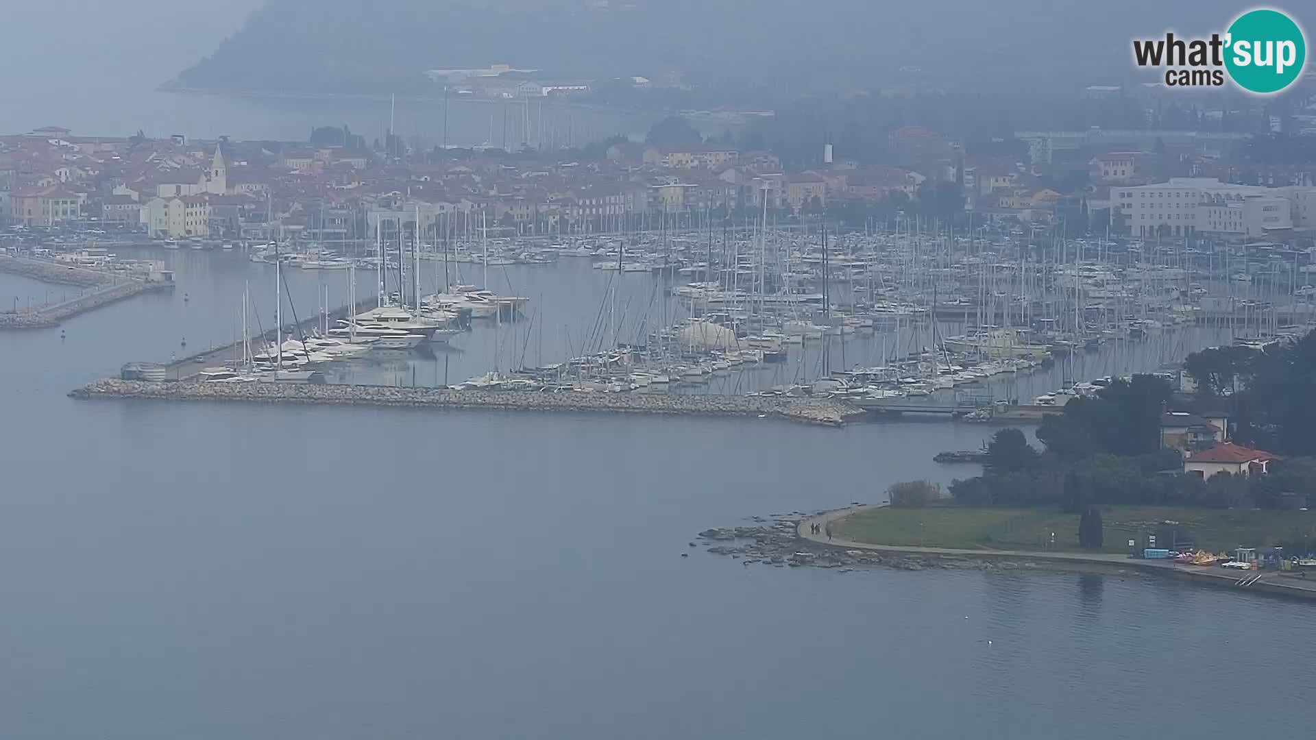 Izola webcam – Herrliche Aussicht von Belvedere Hotels