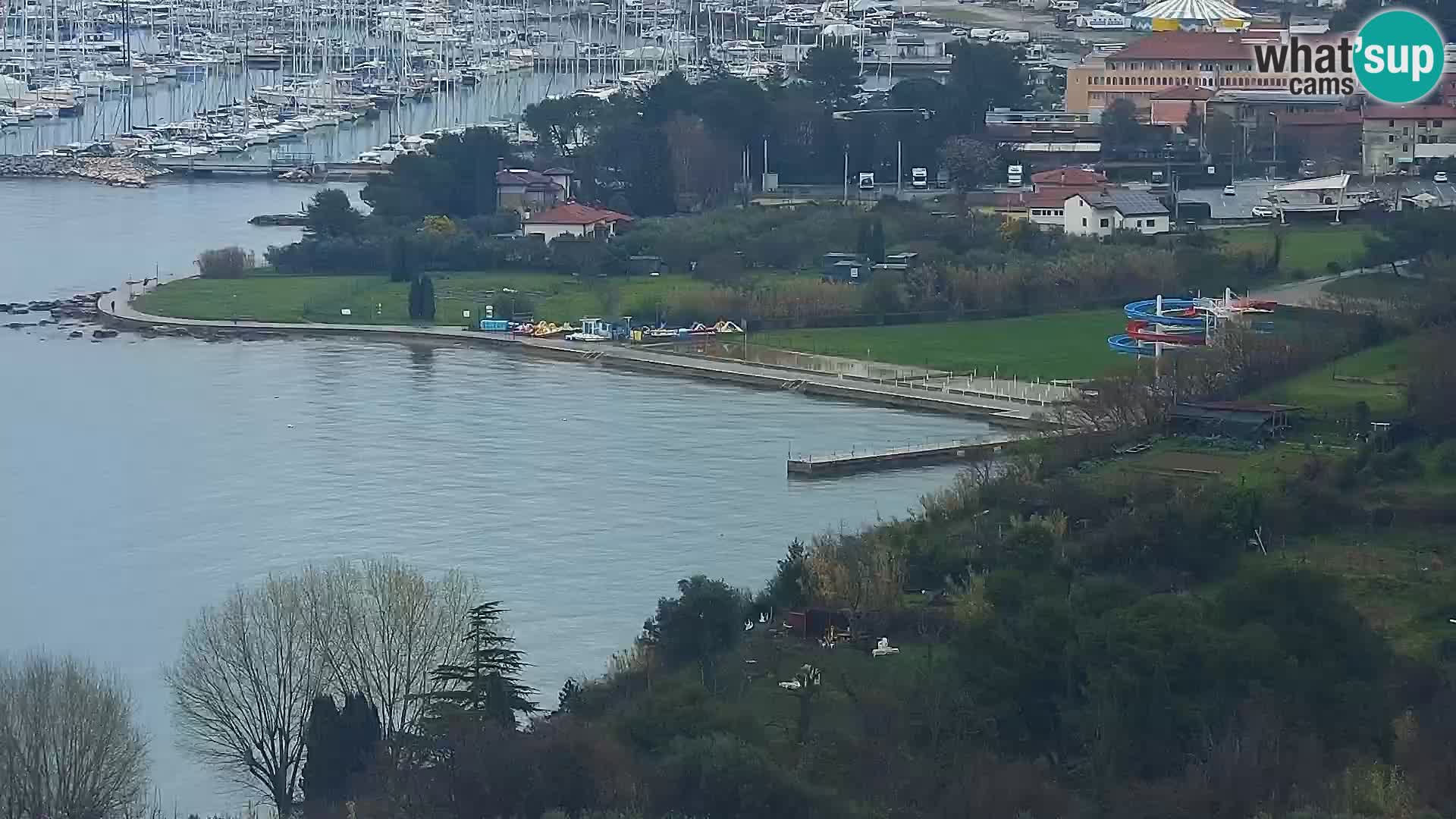 Spletna kamera Izola – plaža San Simon