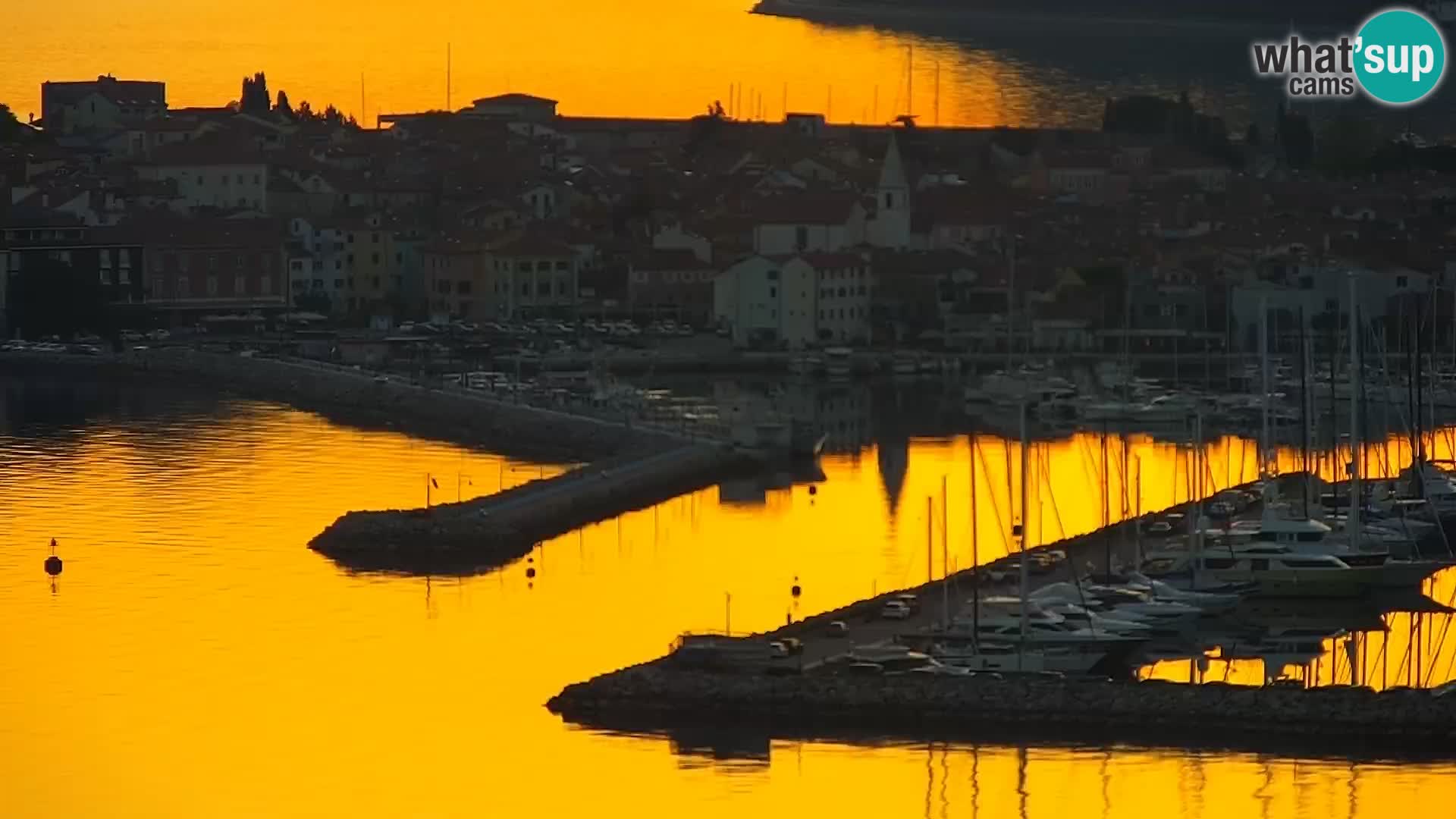 Web Kamera Izola – plaža San Simon