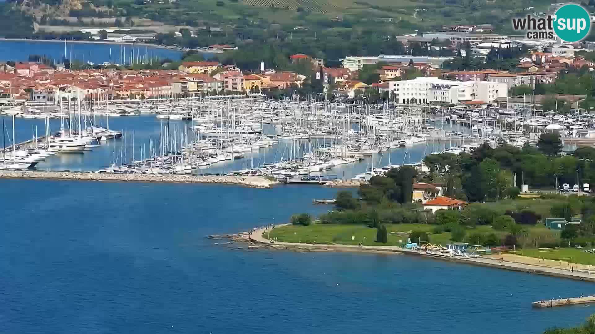 Web Kamera Izola – plaža San Simon