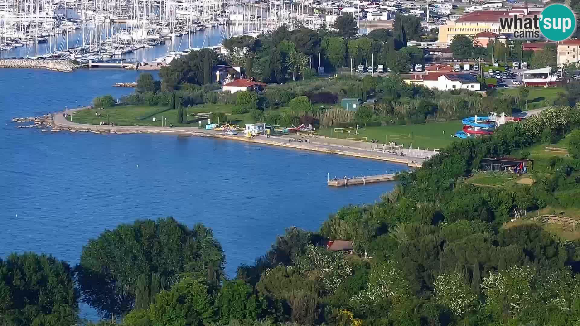 Izola webcam – Herrliche Aussicht von Belvedere Hotels