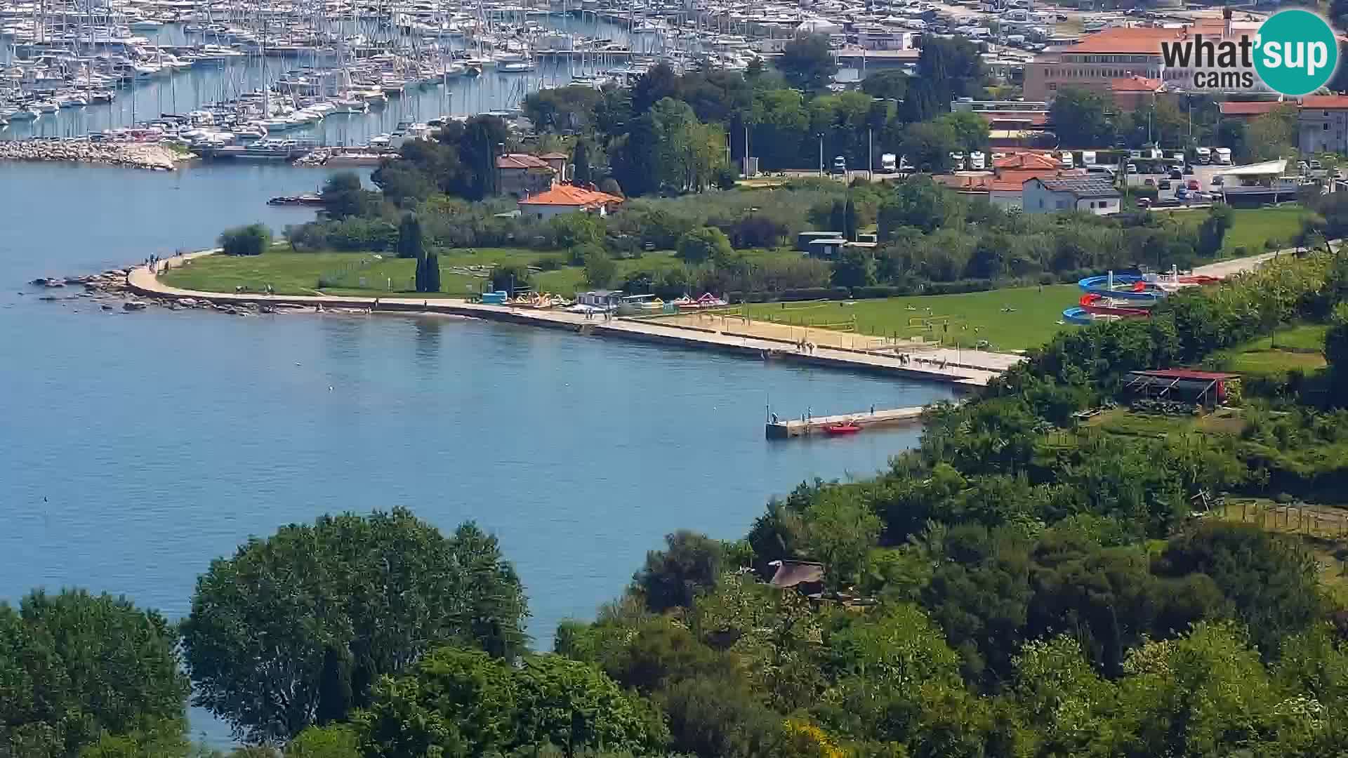 Izola webcam – Herrliche Aussicht von Belvedere Hotels