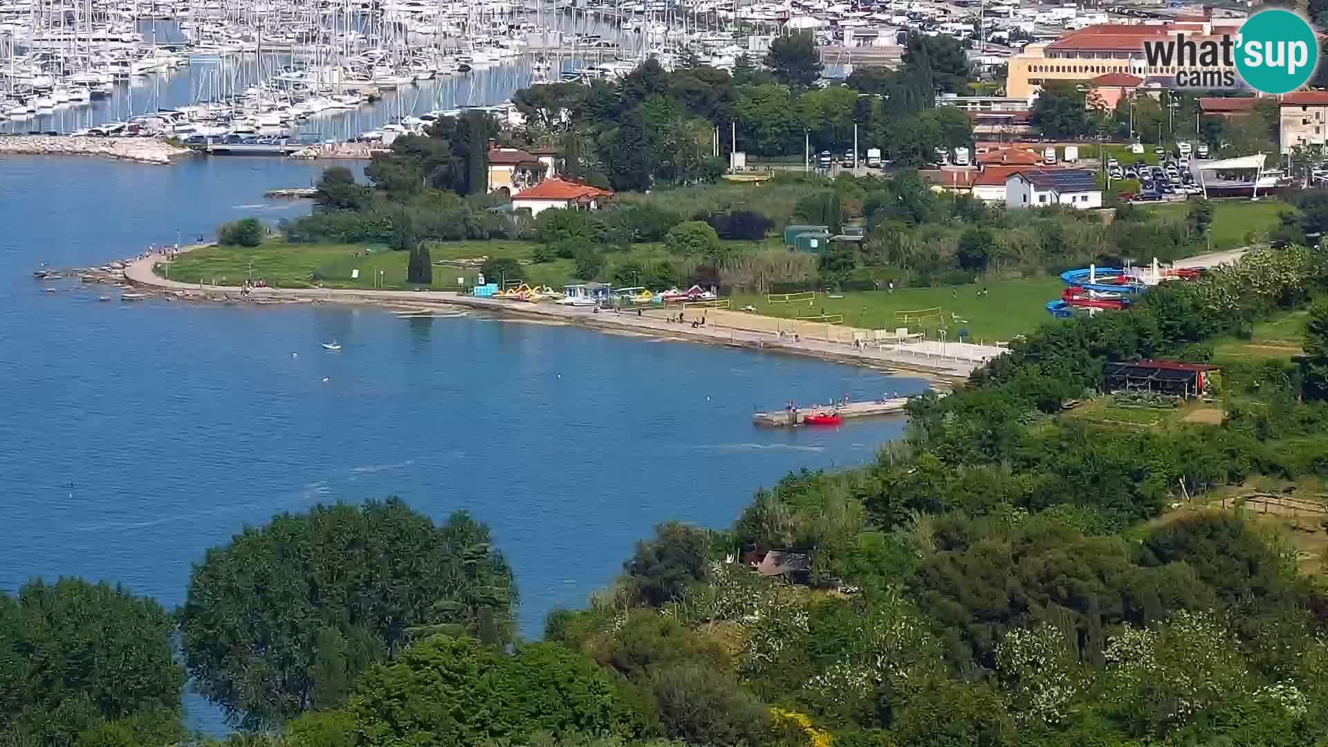 Izola webcam – Herrliche Aussicht von Belvedere Hotels