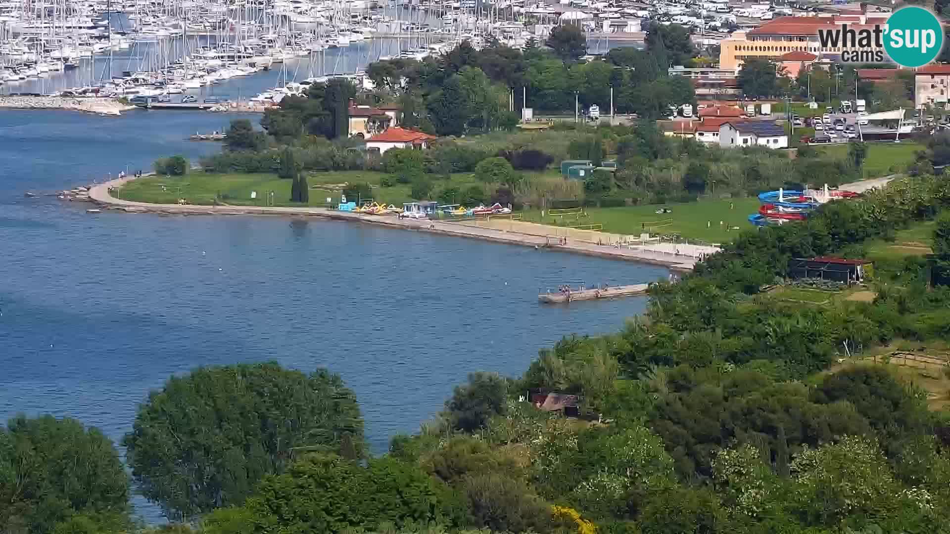 Web Kamera Izola – plaža San Simon