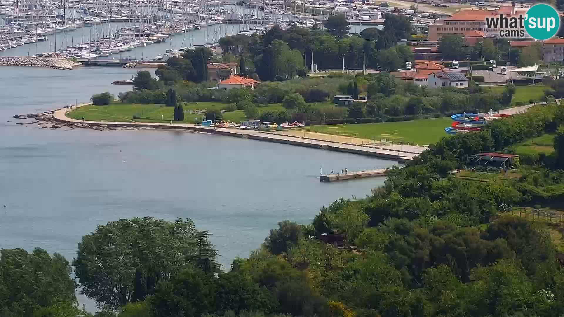 Webcam live Izola – strand San Simon