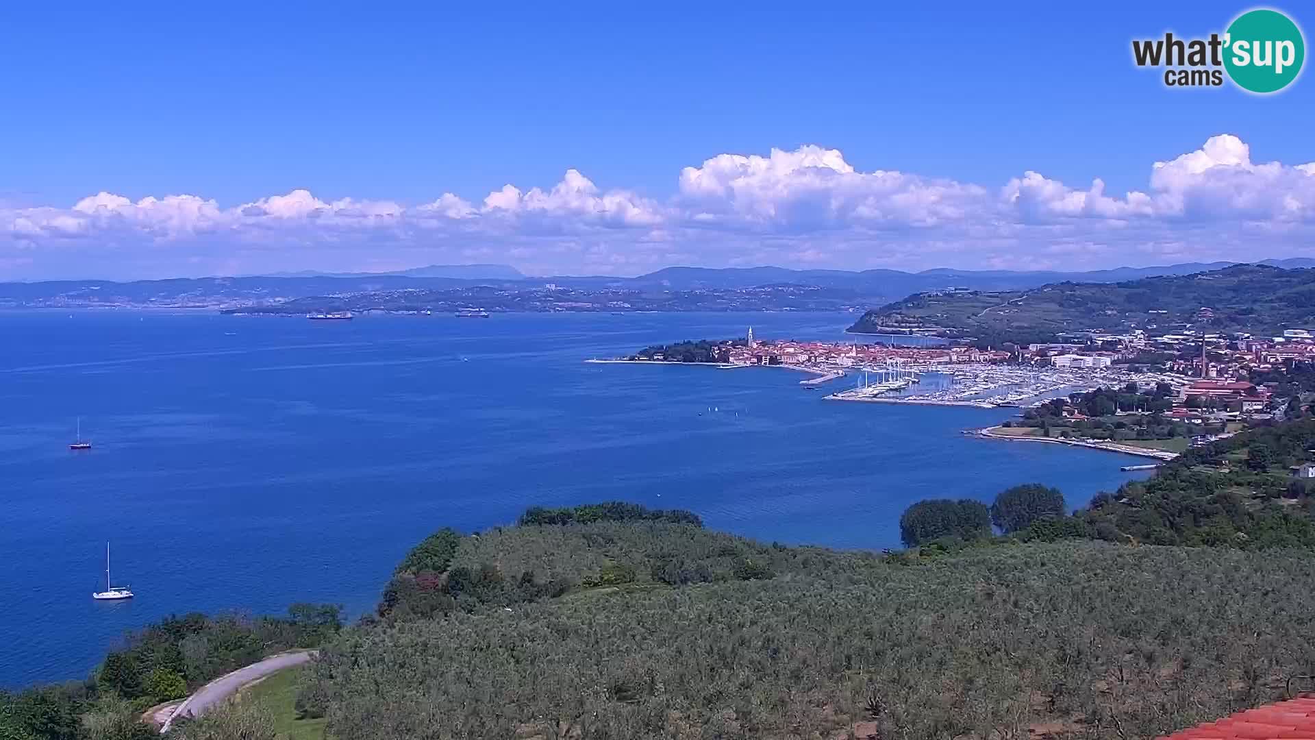 Izola webcam – Herrliche Aussicht von Belvedere Hotels
