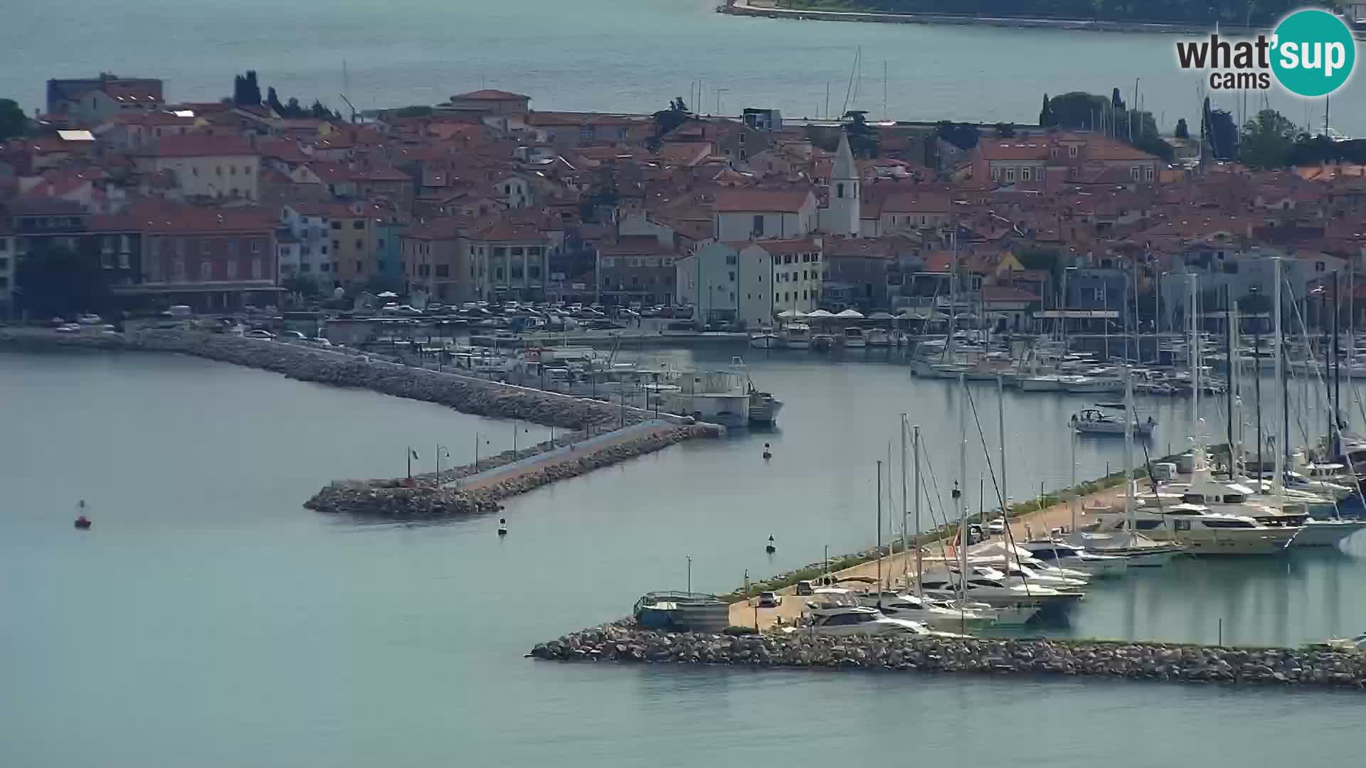 Web Kamera Izola – plaža San Simon