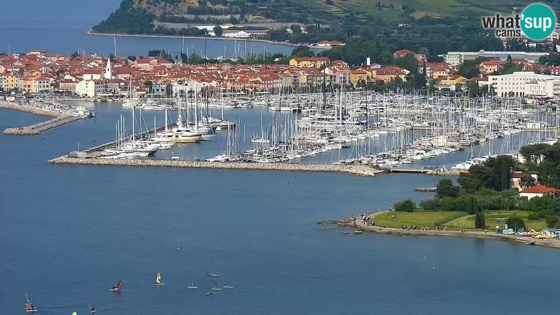 Webcam live Izola – strand San Simon