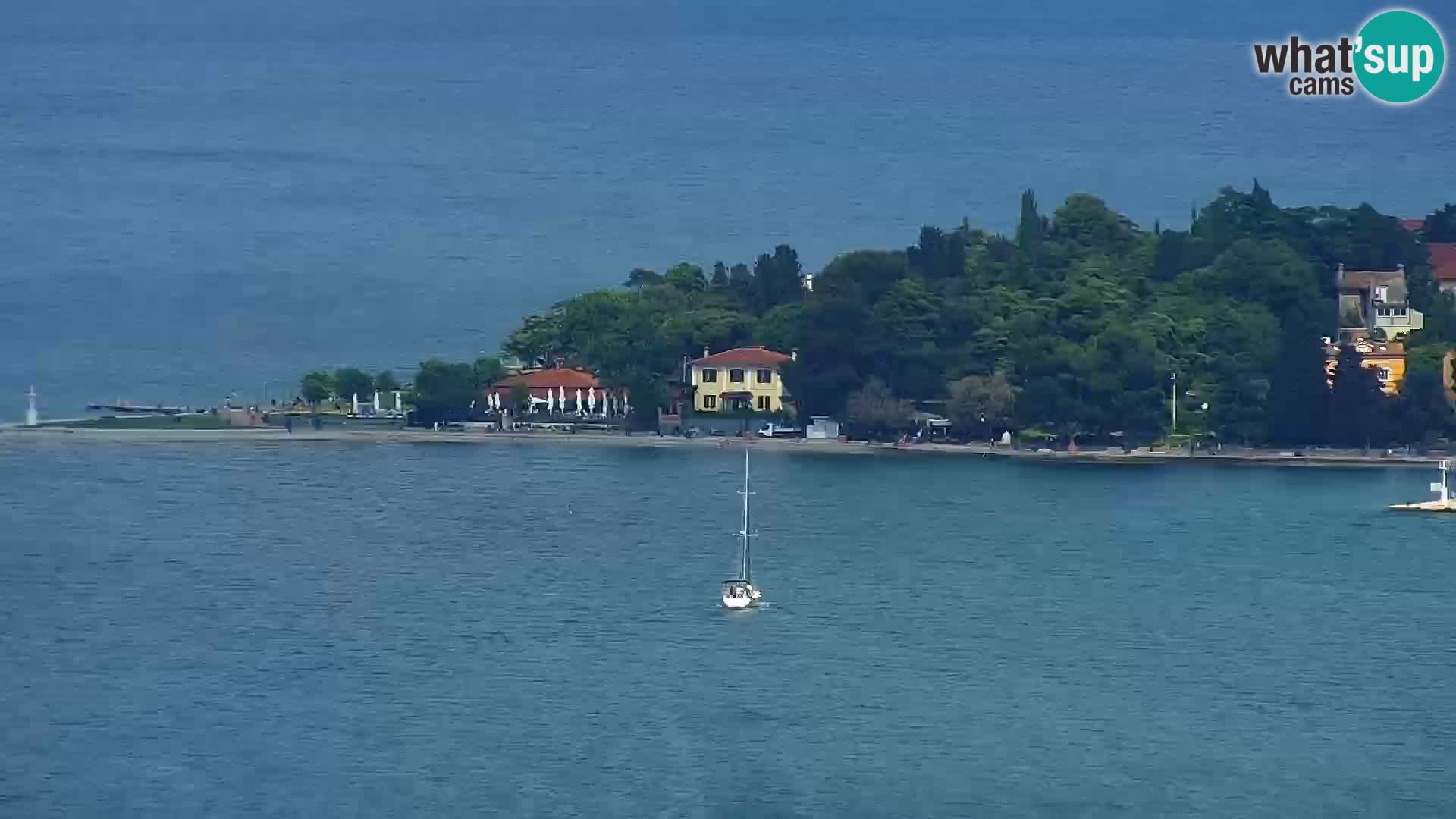 Webcam live Isola – spiaggia San Simone