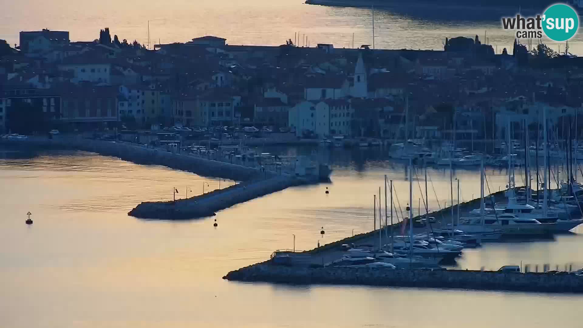 Web Kamera Izola – plaža San Simon