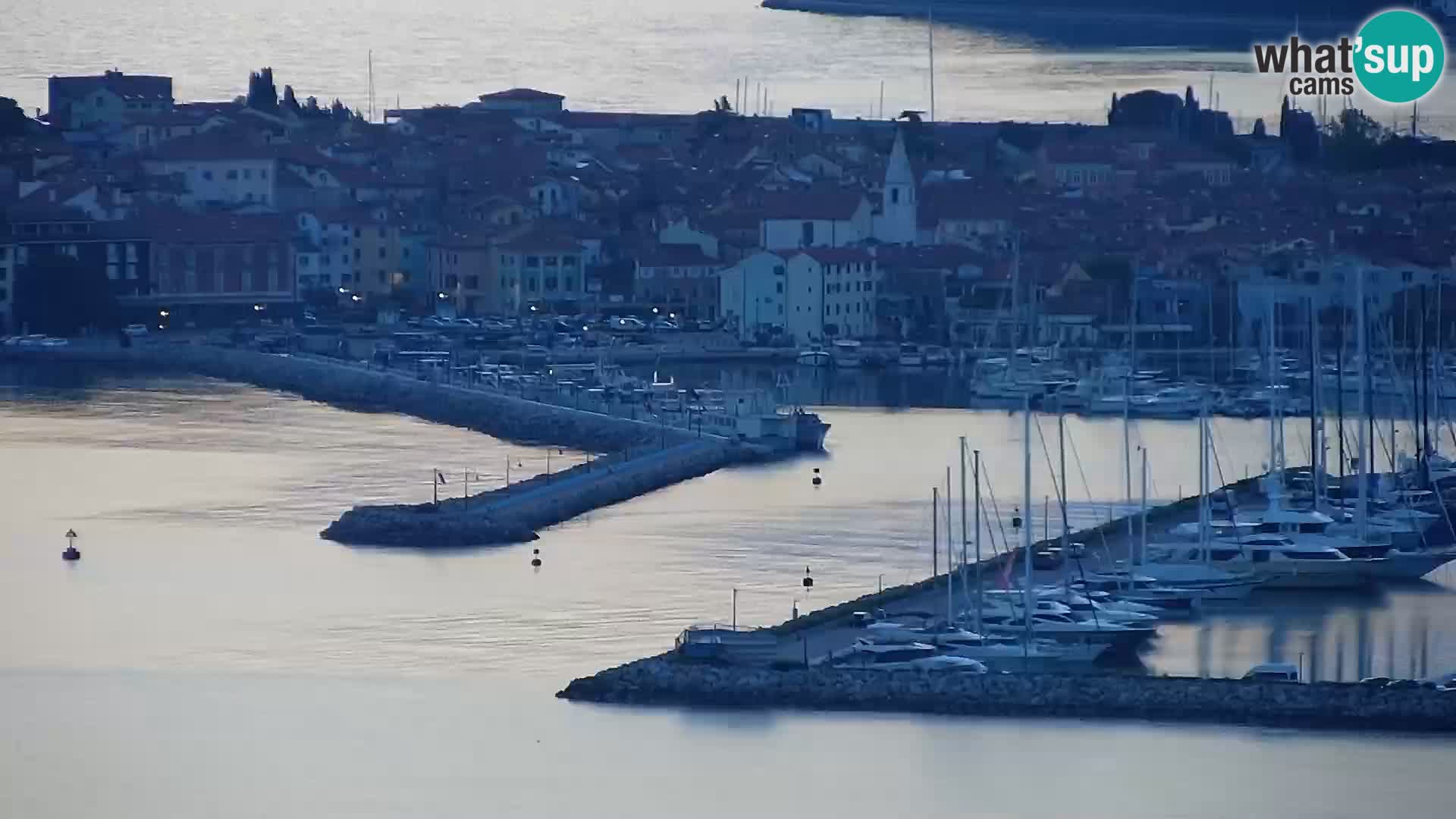 Izola webcam – Herrliche Aussicht von Belvedere Hotels