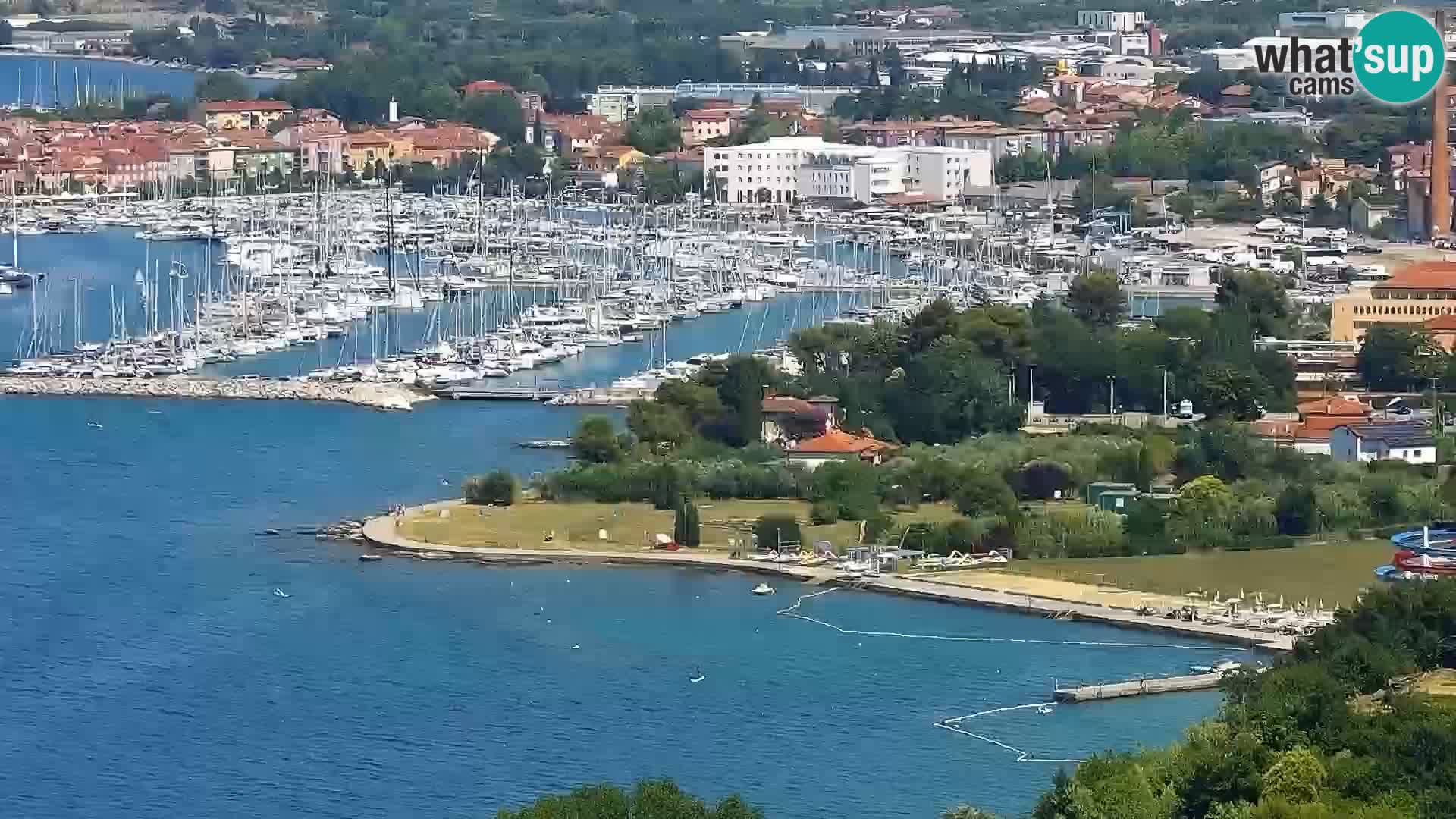 Webcam Izola – plage San Simon