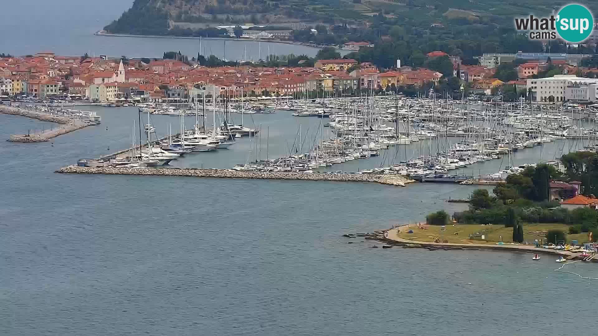 Web Kamera Izola – plaža San Simon