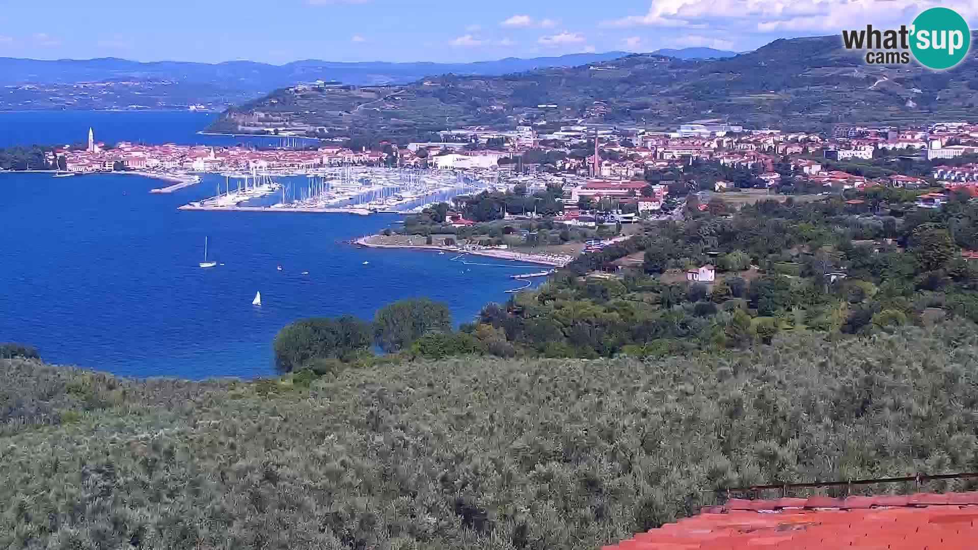 Webcam Izola – Live streaming from San Simon beach