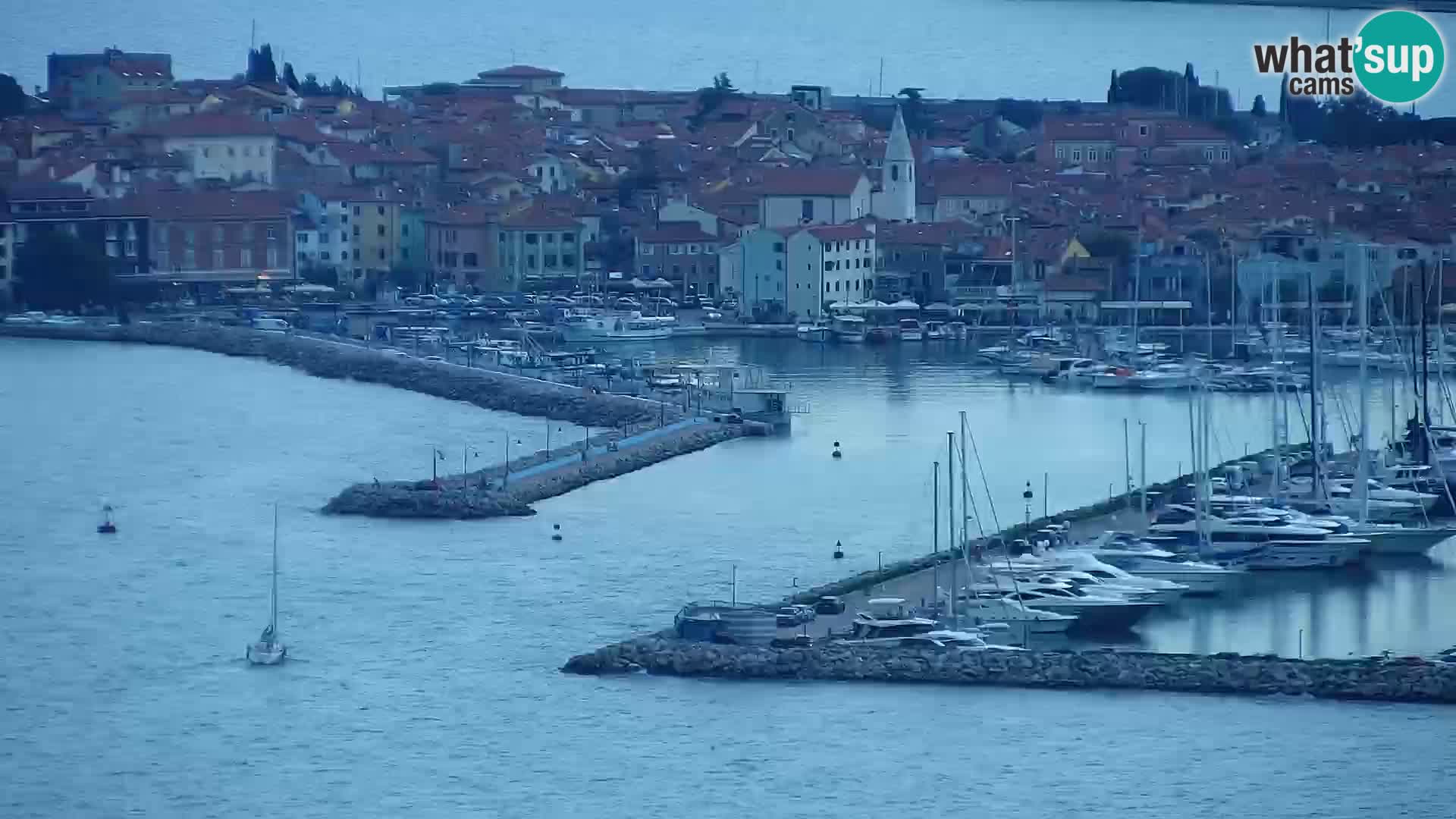 Webcam Izola – Live streaming from San Simon beach