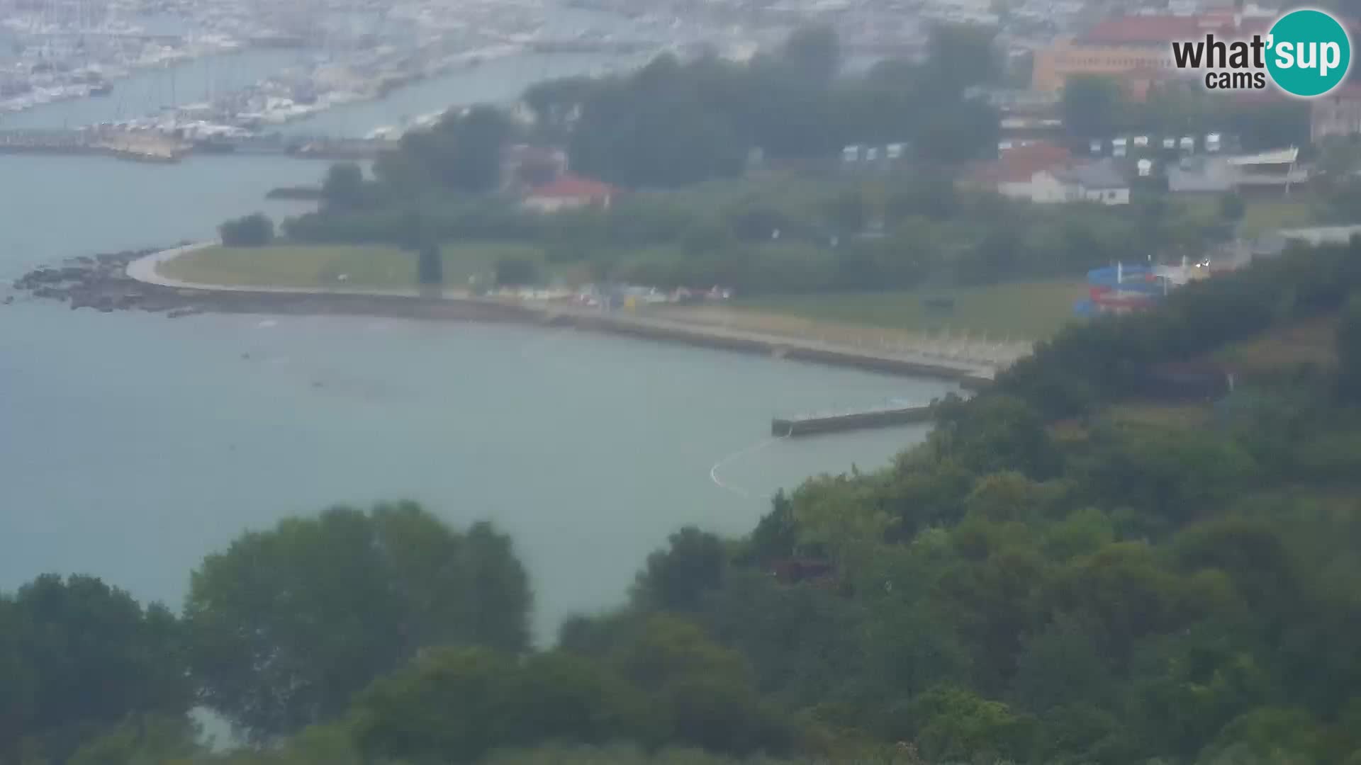 Webcam Izola – Live streaming from San Simon beach