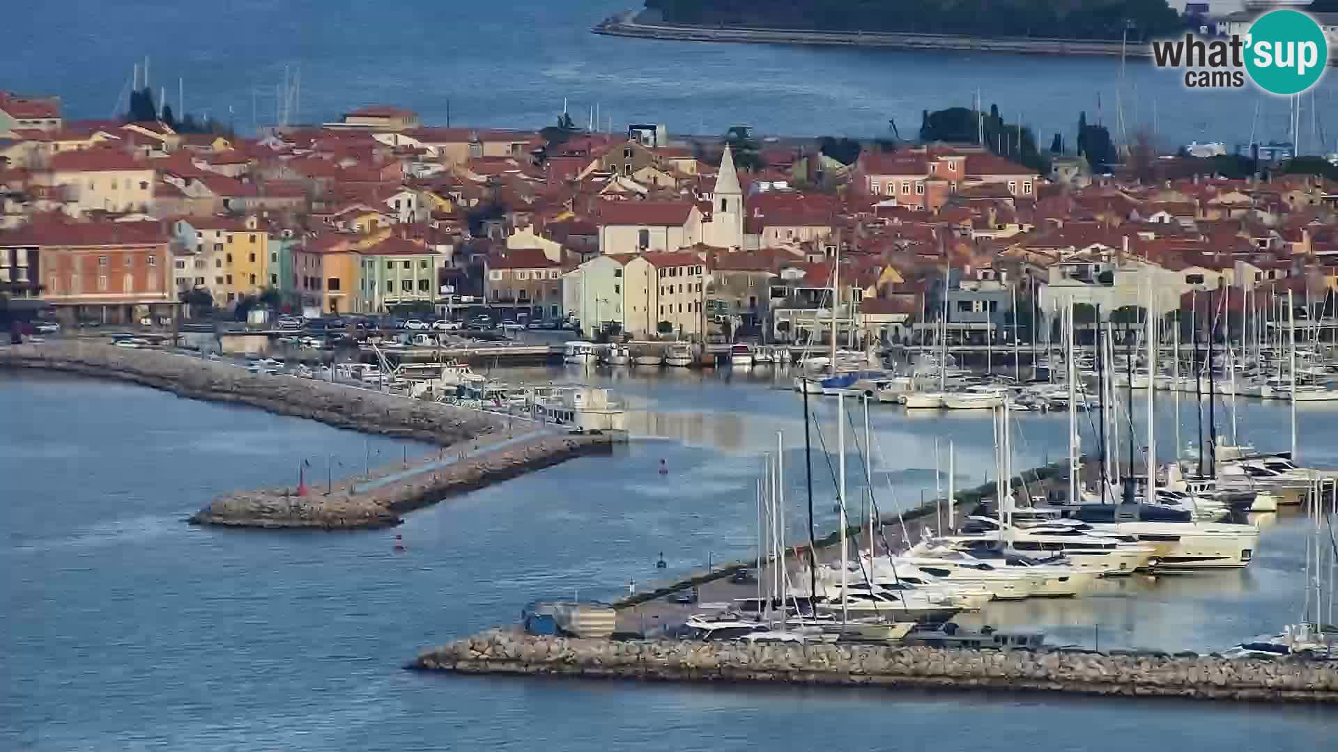 Webcam Izola – Vue depuis les Belvedere Hotels
