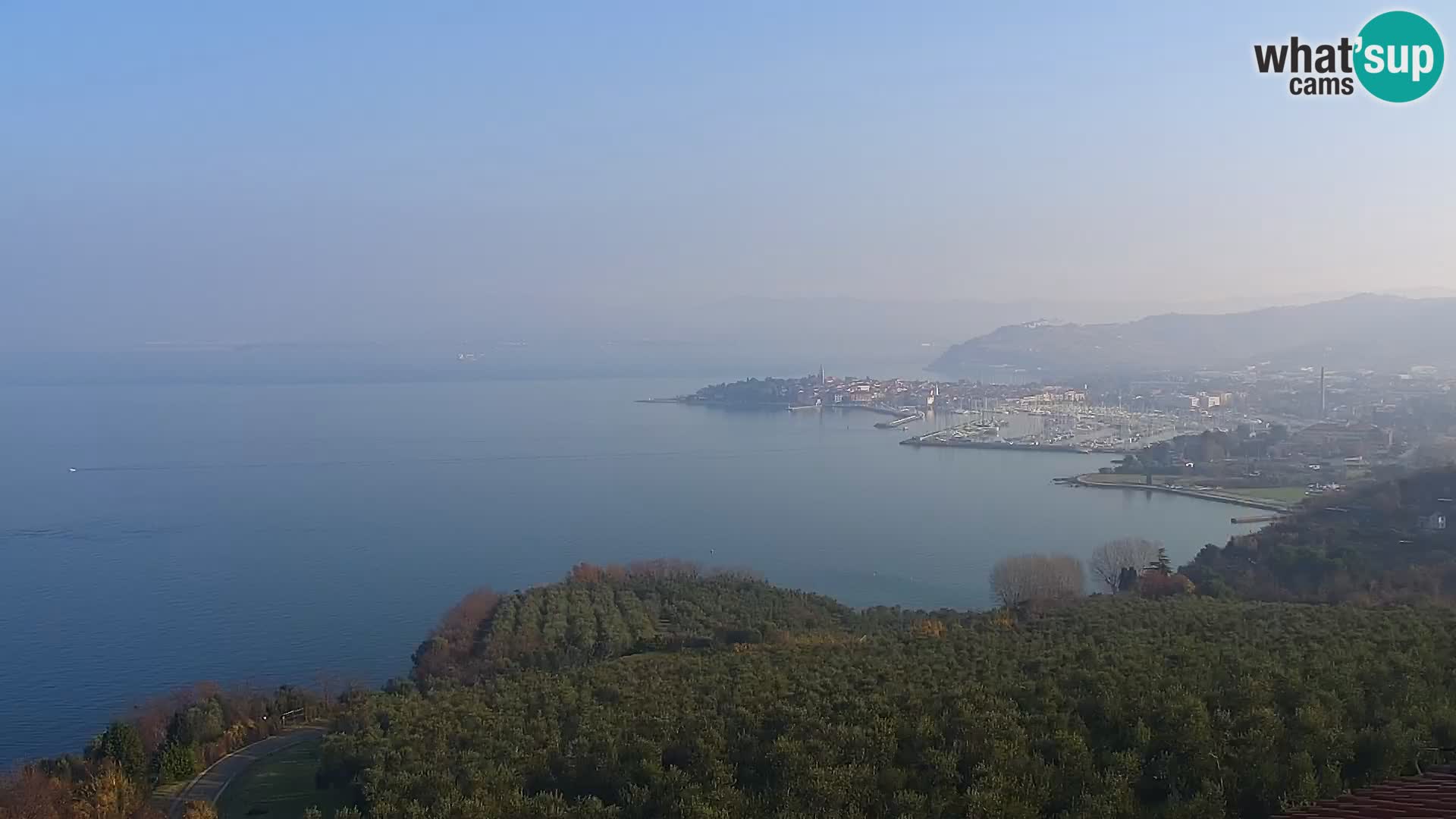 Webcam de Izola – Vista desde Belvedere Hotels