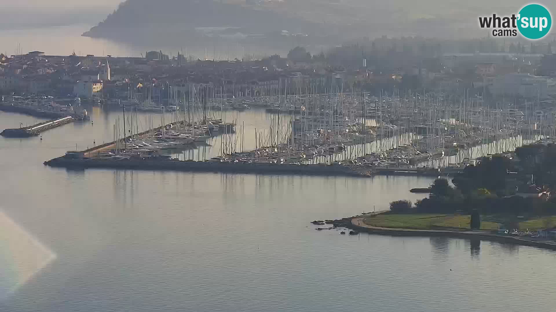 Webcam Izola – Vue depuis les Belvedere Hotels