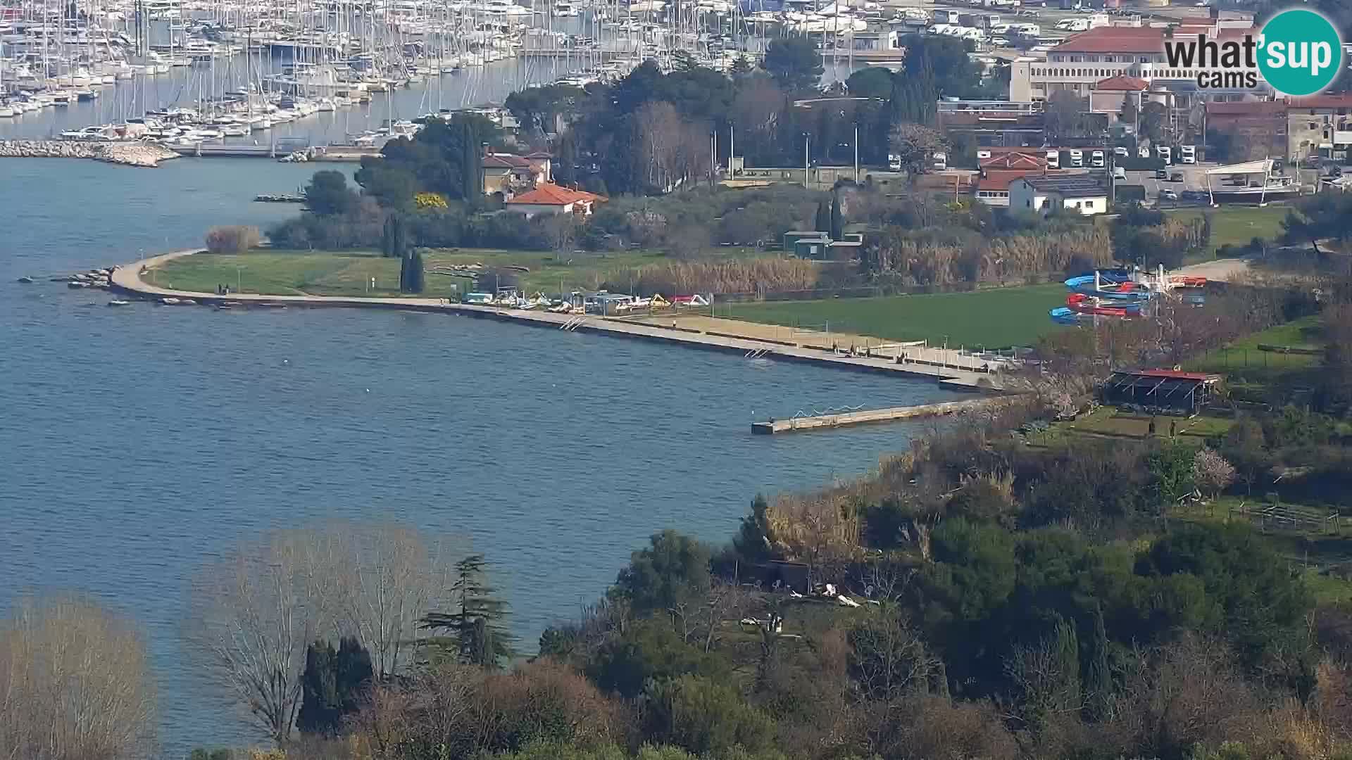 Web kamera Izola – Pogled s Belvedere Hotels