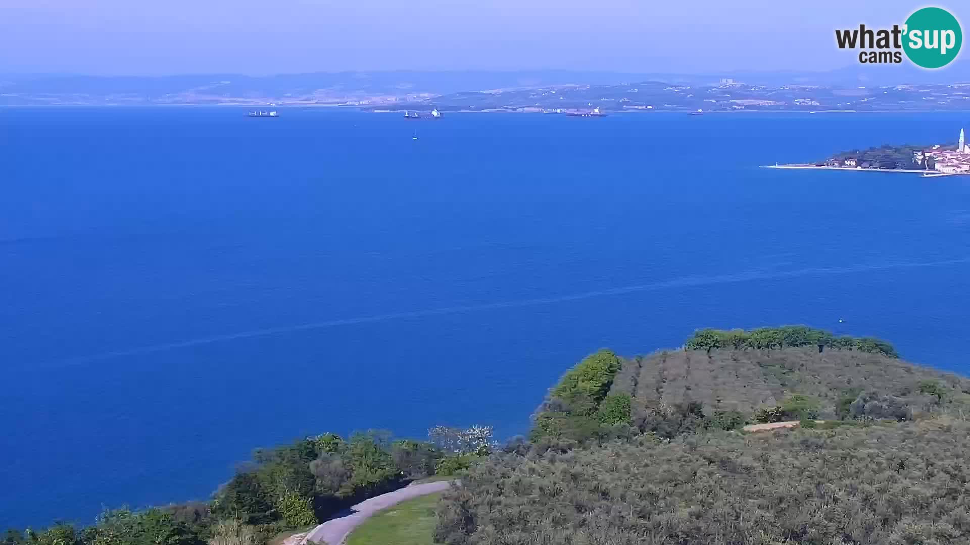 Web kamera Izola – Pogled s Belvedere Hotels