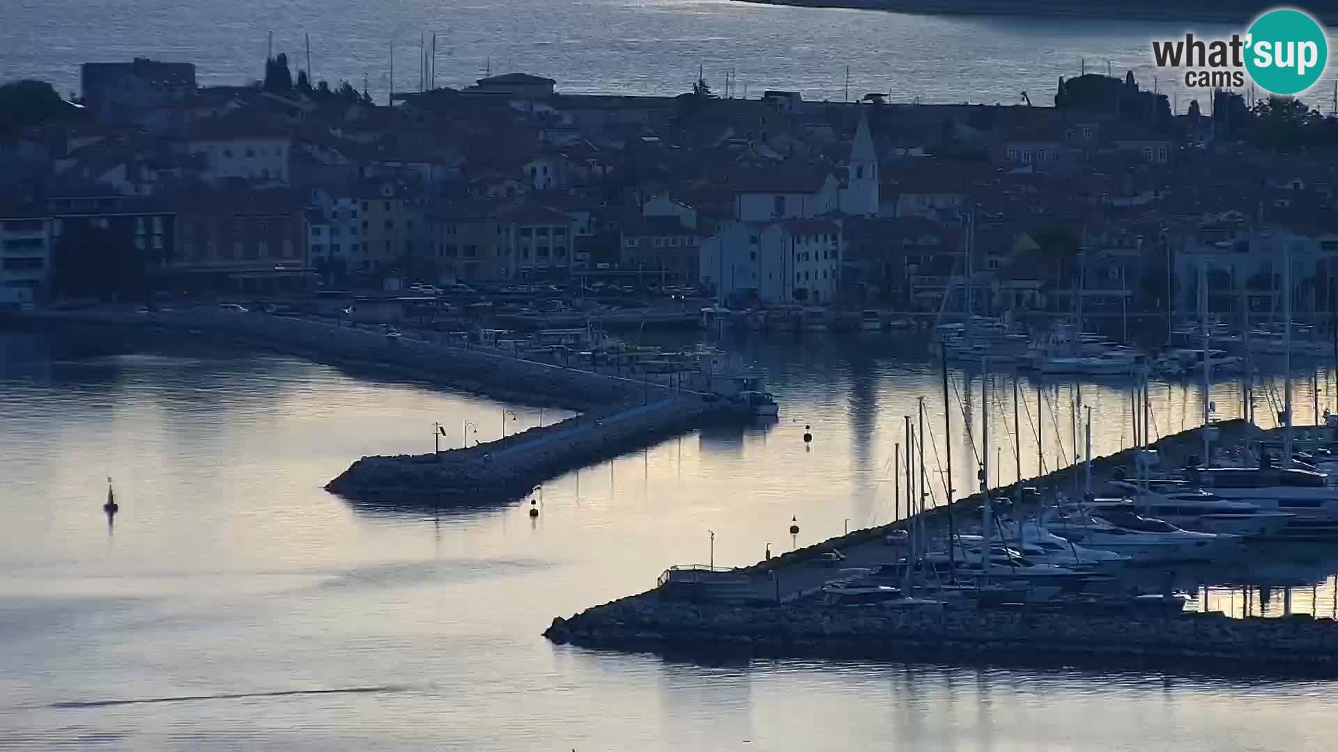 Webcam Izola – Vue depuis les Belvedere Hotels