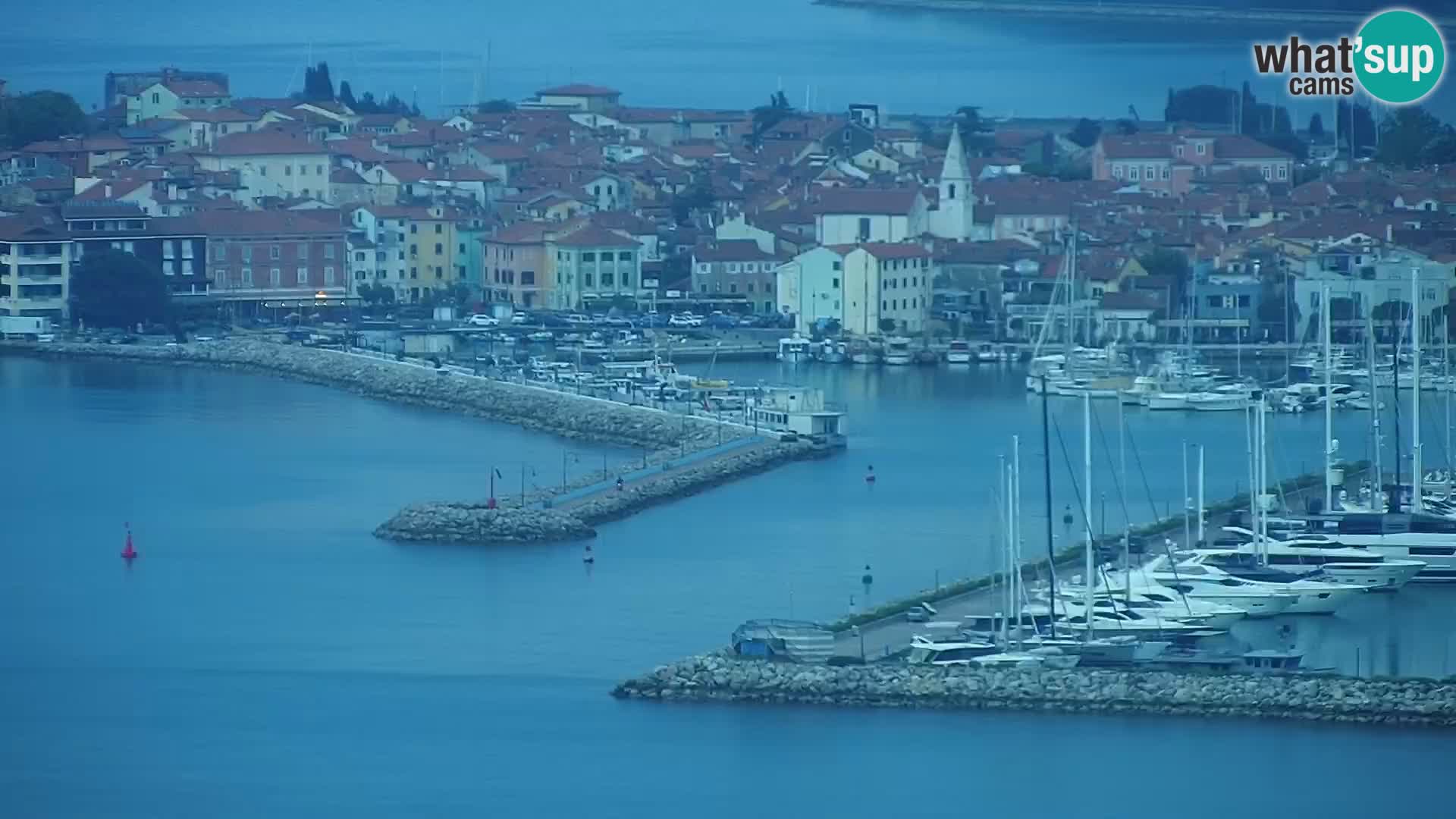 Web kamera Izola – Pogled s Belvedere Hotels
