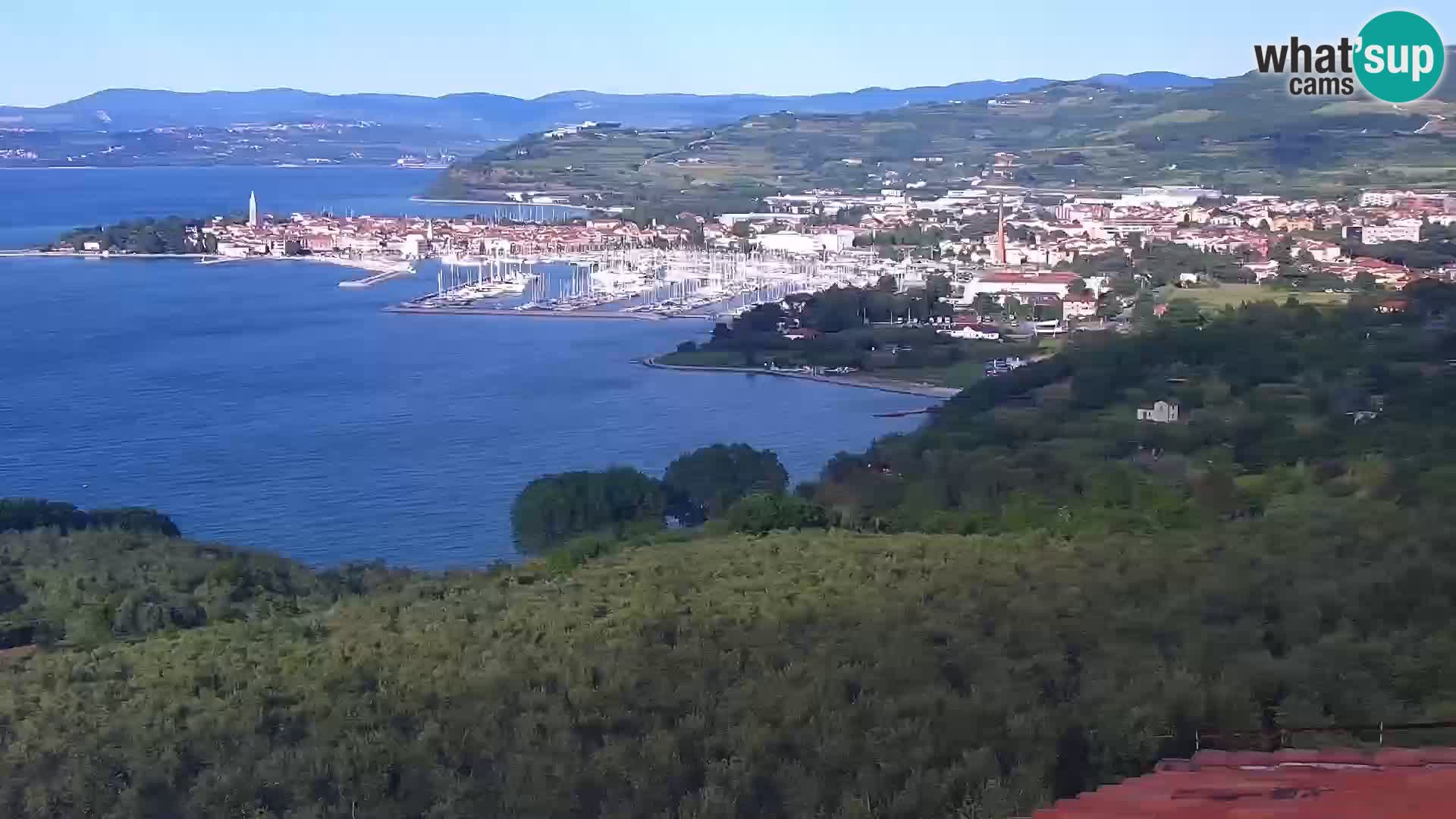 Izola Webcam – Aussicht von den Belvedere Hotels