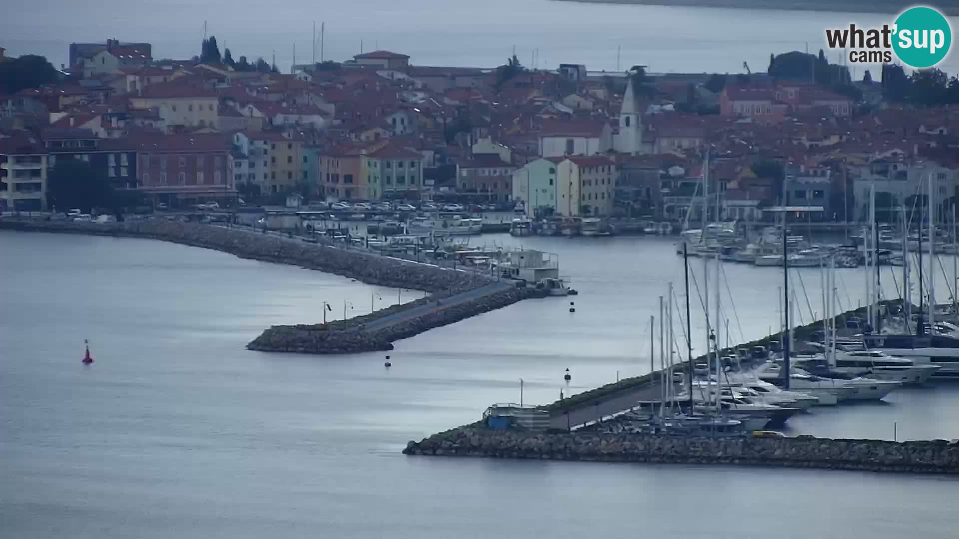Webcam Izola – Vue depuis les Belvedere Hotels