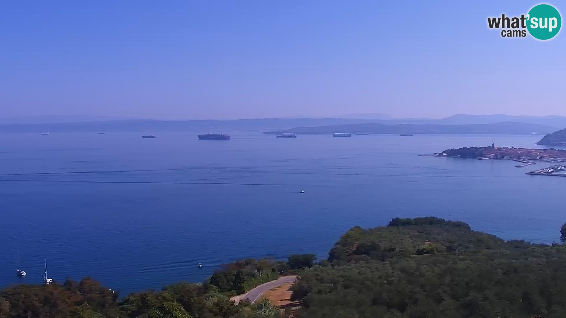 Webcam Izola – Vue depuis les Belvedere Hotels