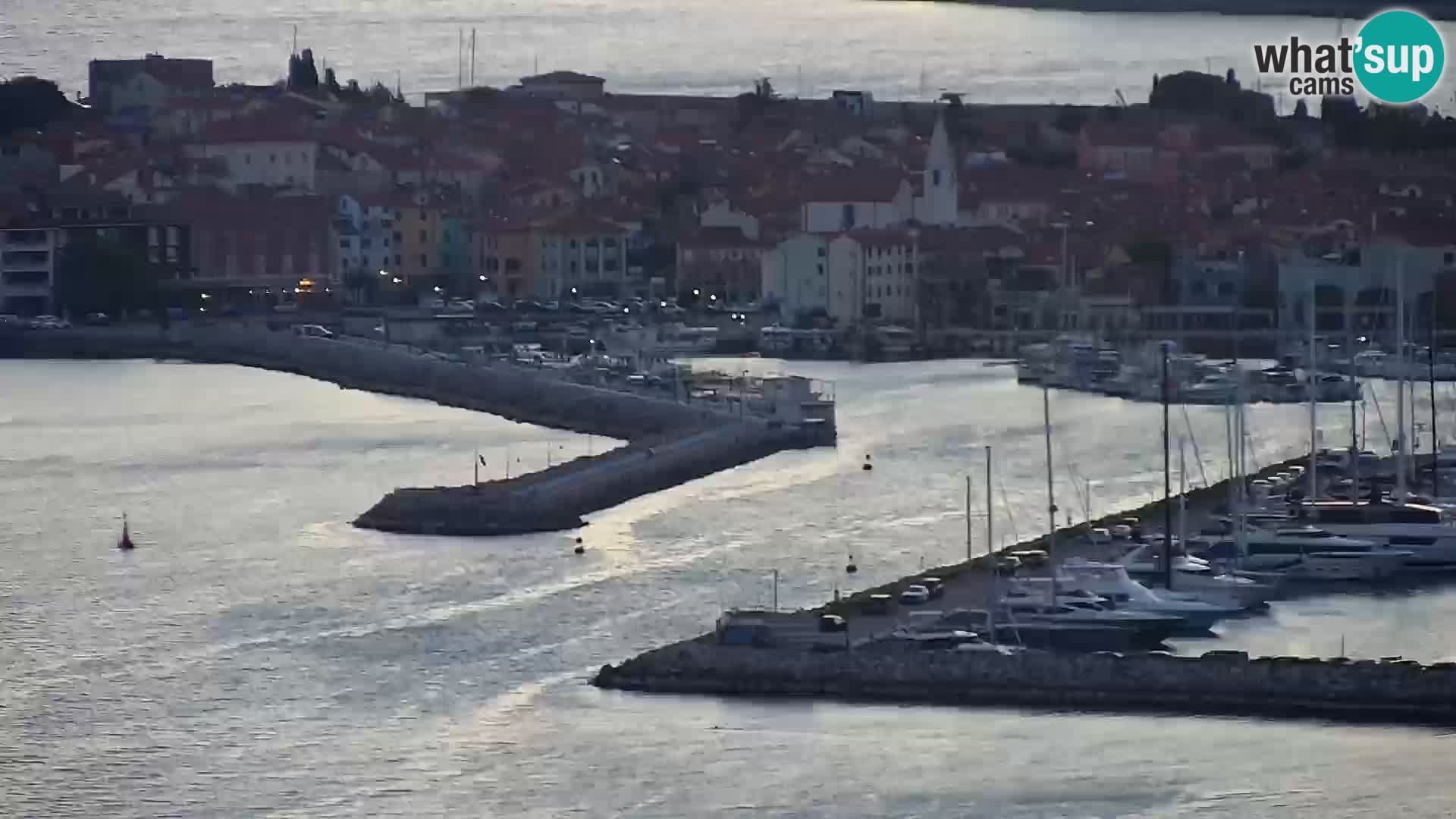 Webcam Izola – Vue depuis les Belvedere Hotels