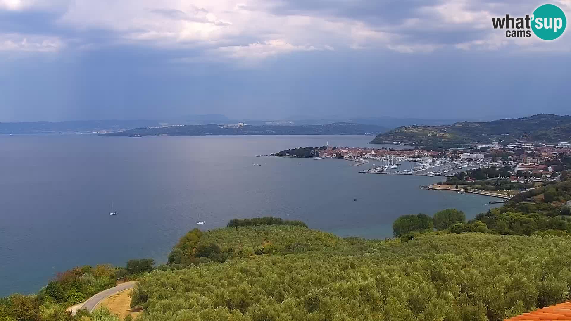 Webcam Izola – Vue depuis les Belvedere Hotels