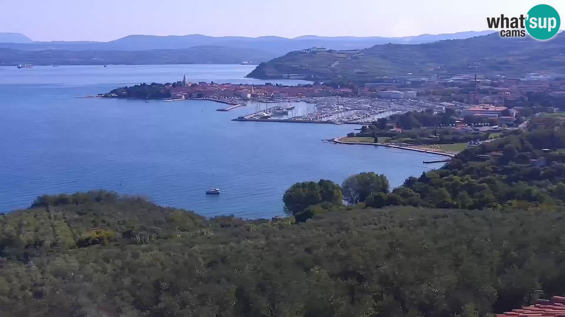Webcam Izola – Vue depuis les Belvedere Hotels