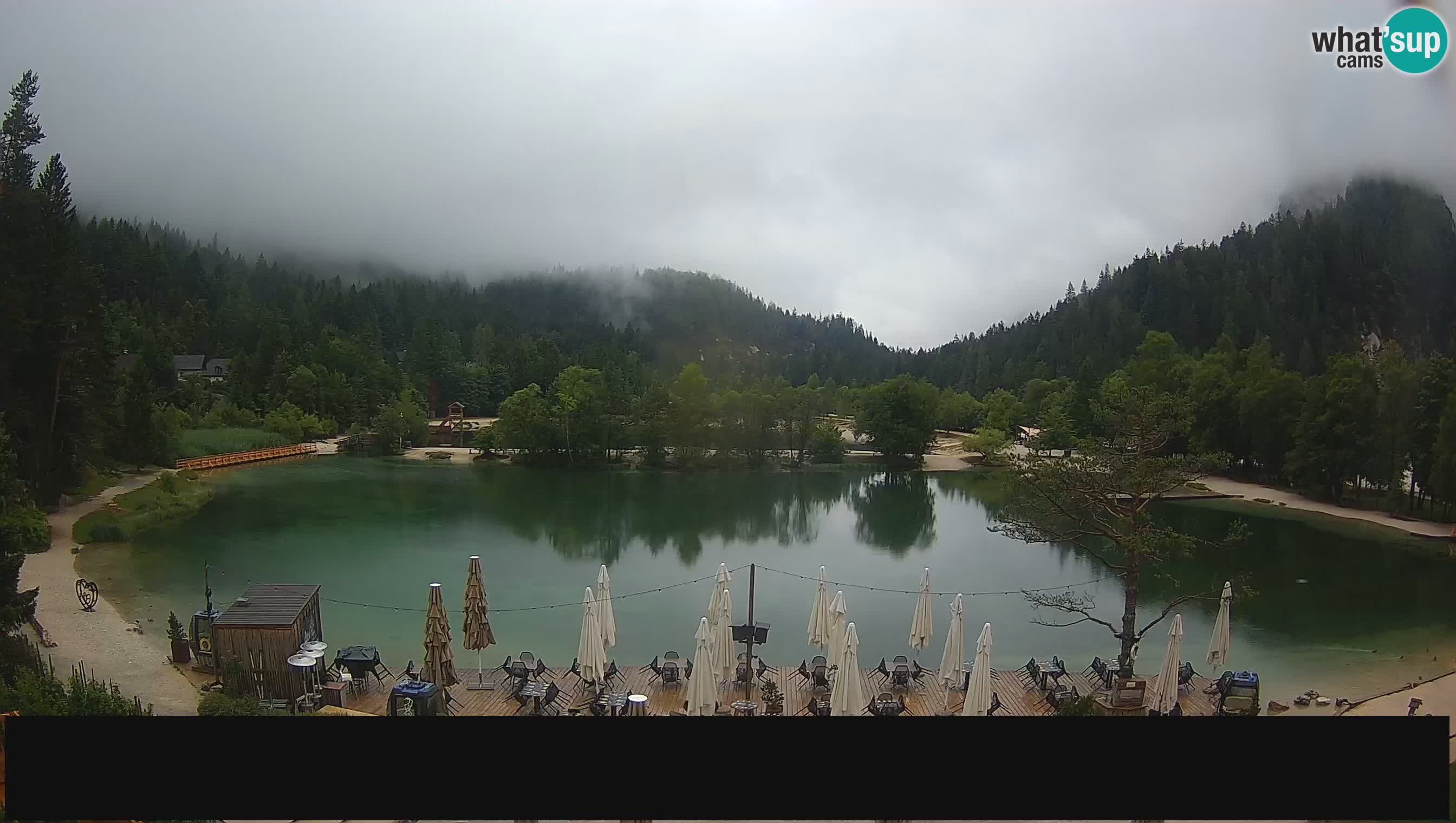 Spletna kamera v živo Jezero Jasna – Kranjska Gora