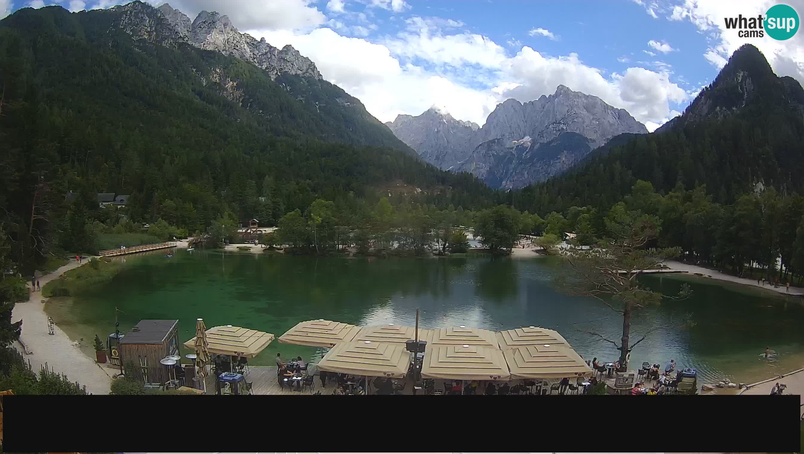 Spletna kamera v živo Jezero Jasna – Kranjska Gora