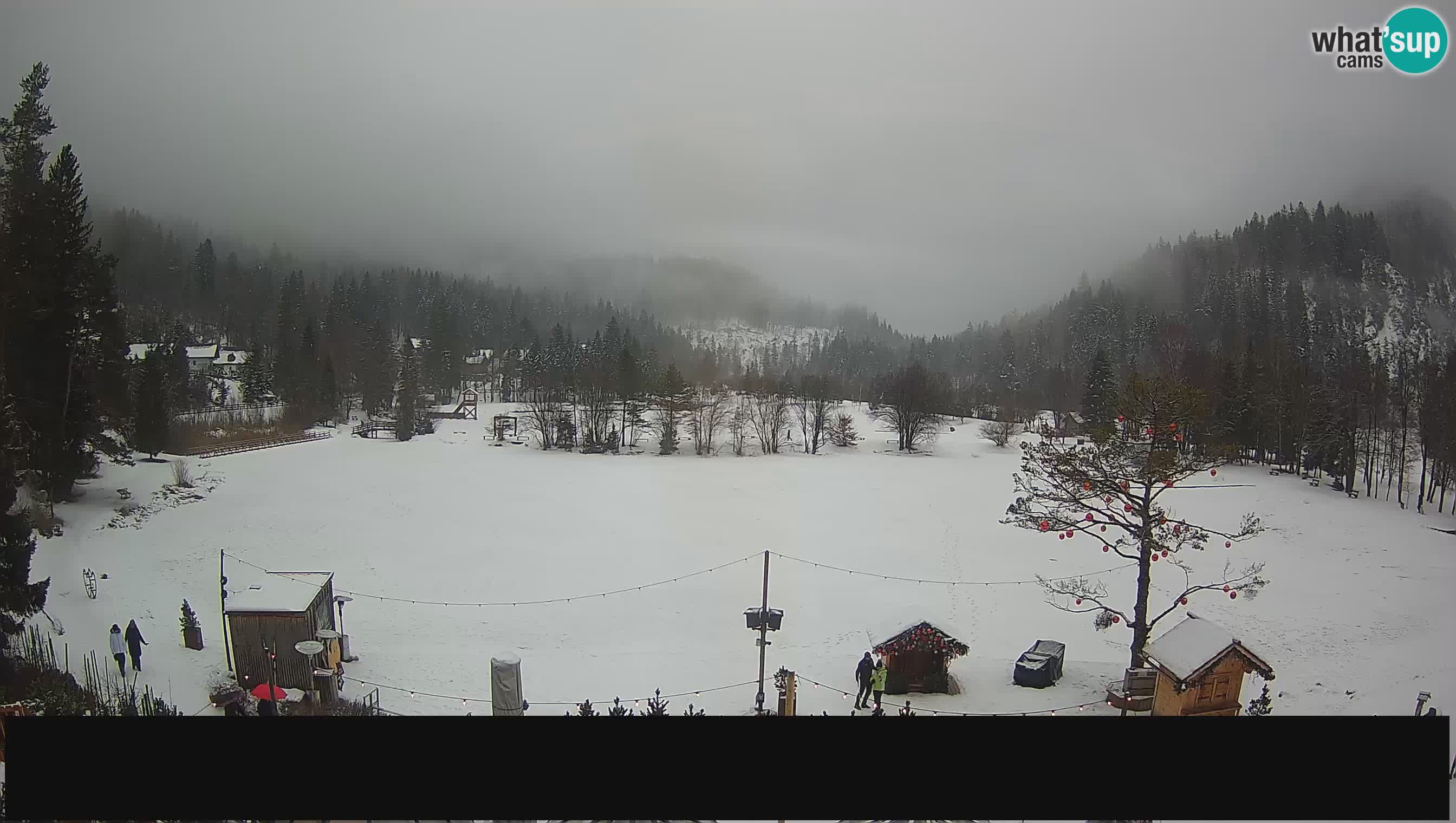 Spletna kamera v živo Jezero Jasna – Kranjska Gora