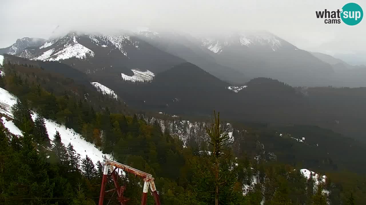 Spletna kamera Koča na Golici (1582 m) – Jesenice