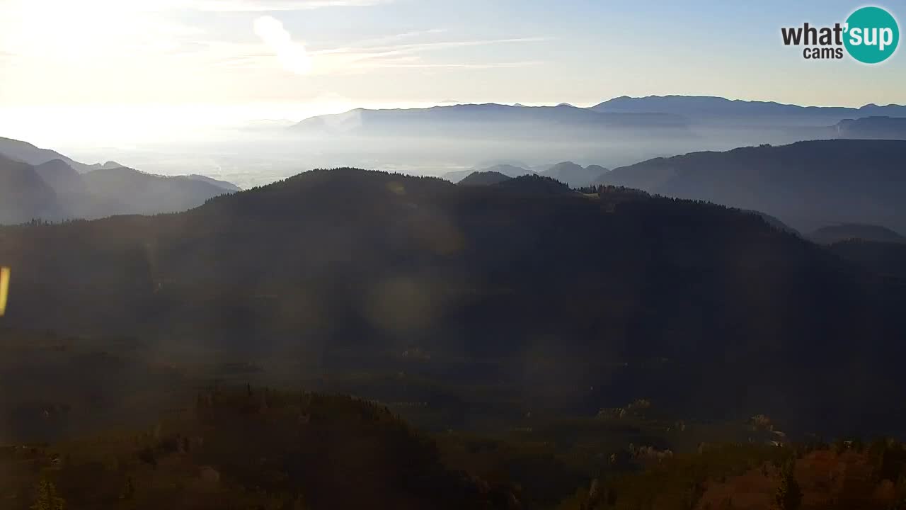 Koča na Golici Webcam (1582 m) – Slowenien