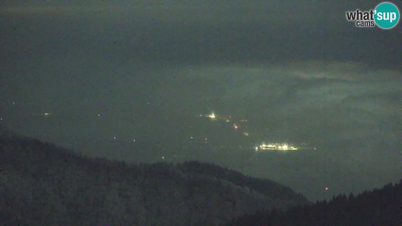 Koča na Golici Webcam (1582 m) – Slowenien