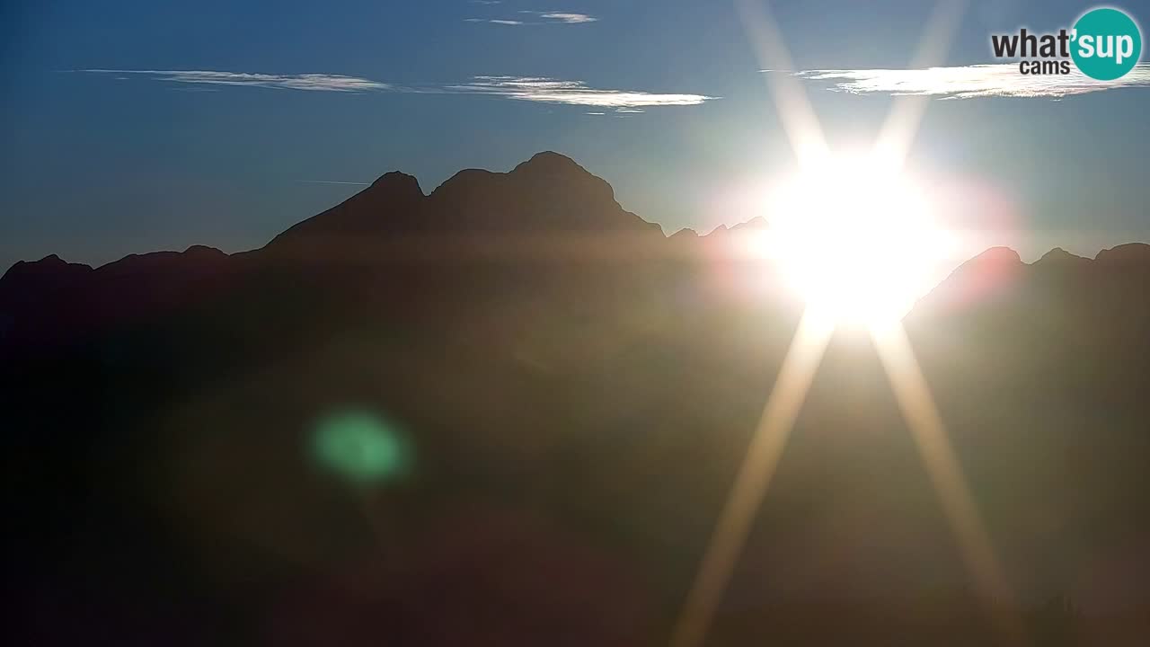 Koča na Golici Webcam (1582 m) – Slowenien