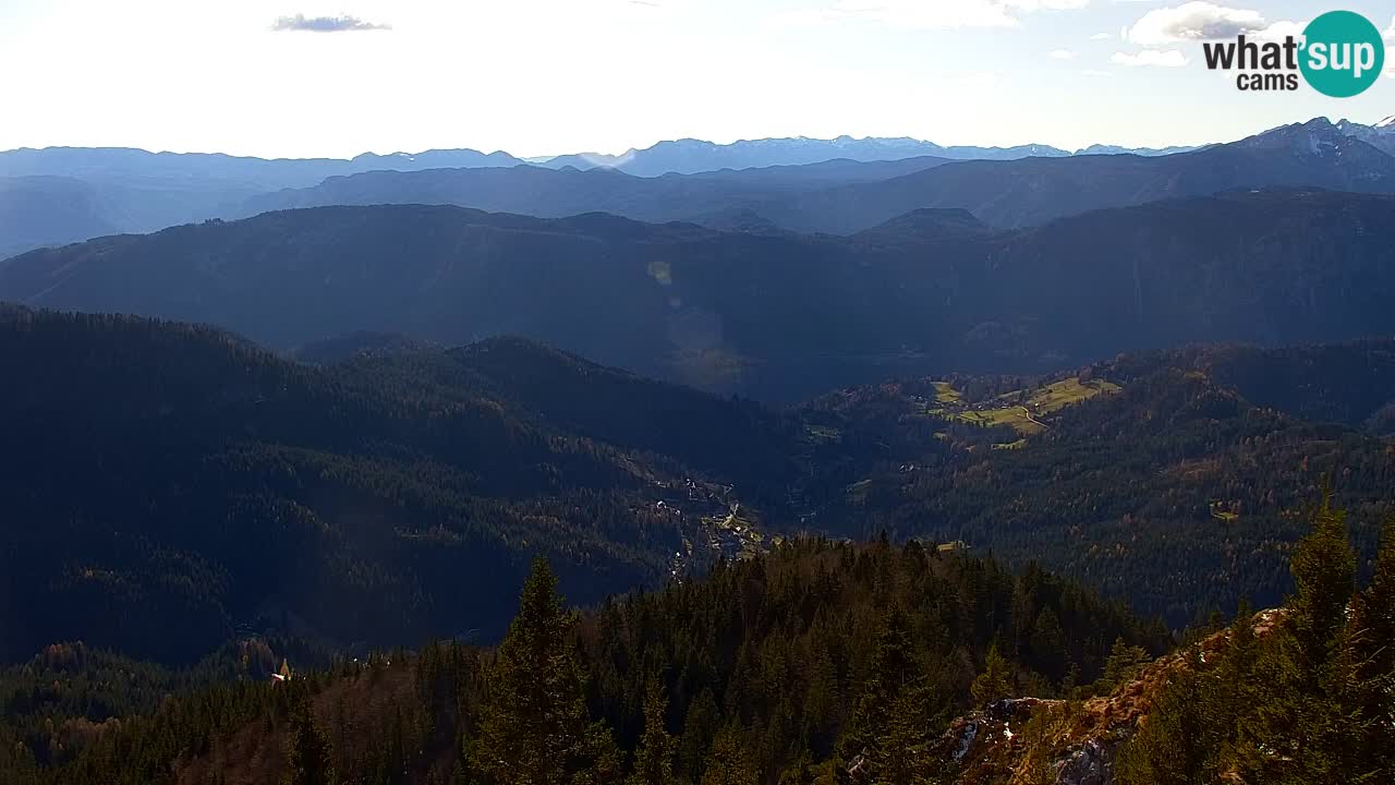 Koča na Golici Webcam (1582 m) – Slowenien